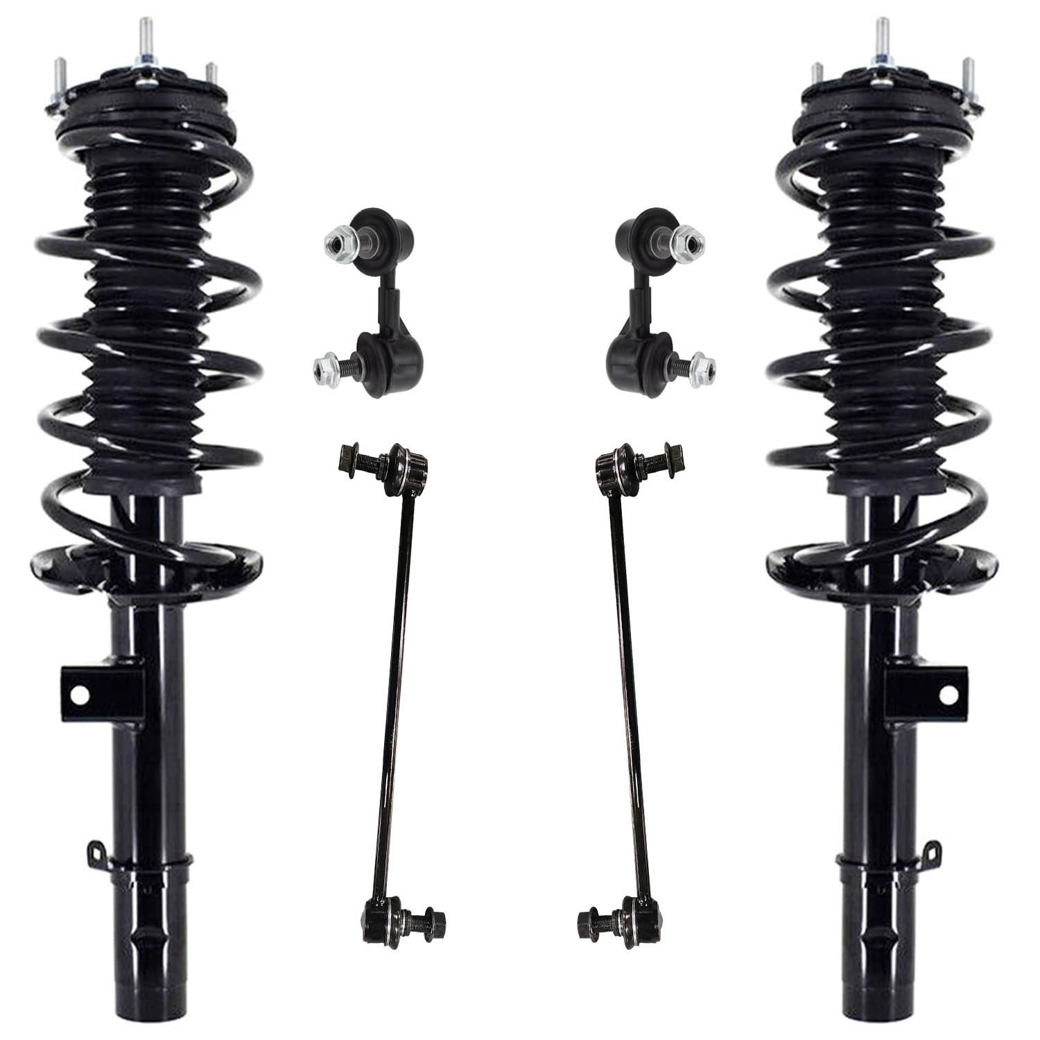 6pc Front Struts Sway Bar Links Suspension Kit
