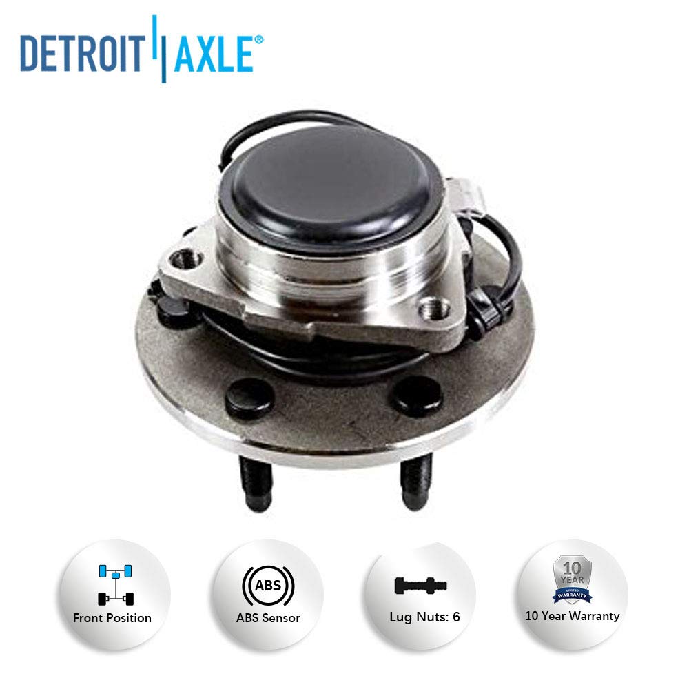 Detroit Axle - 2WD Front Wheel Hubs Tie Rods for 1999-2006 Silverado Sierra 1500 — image 8