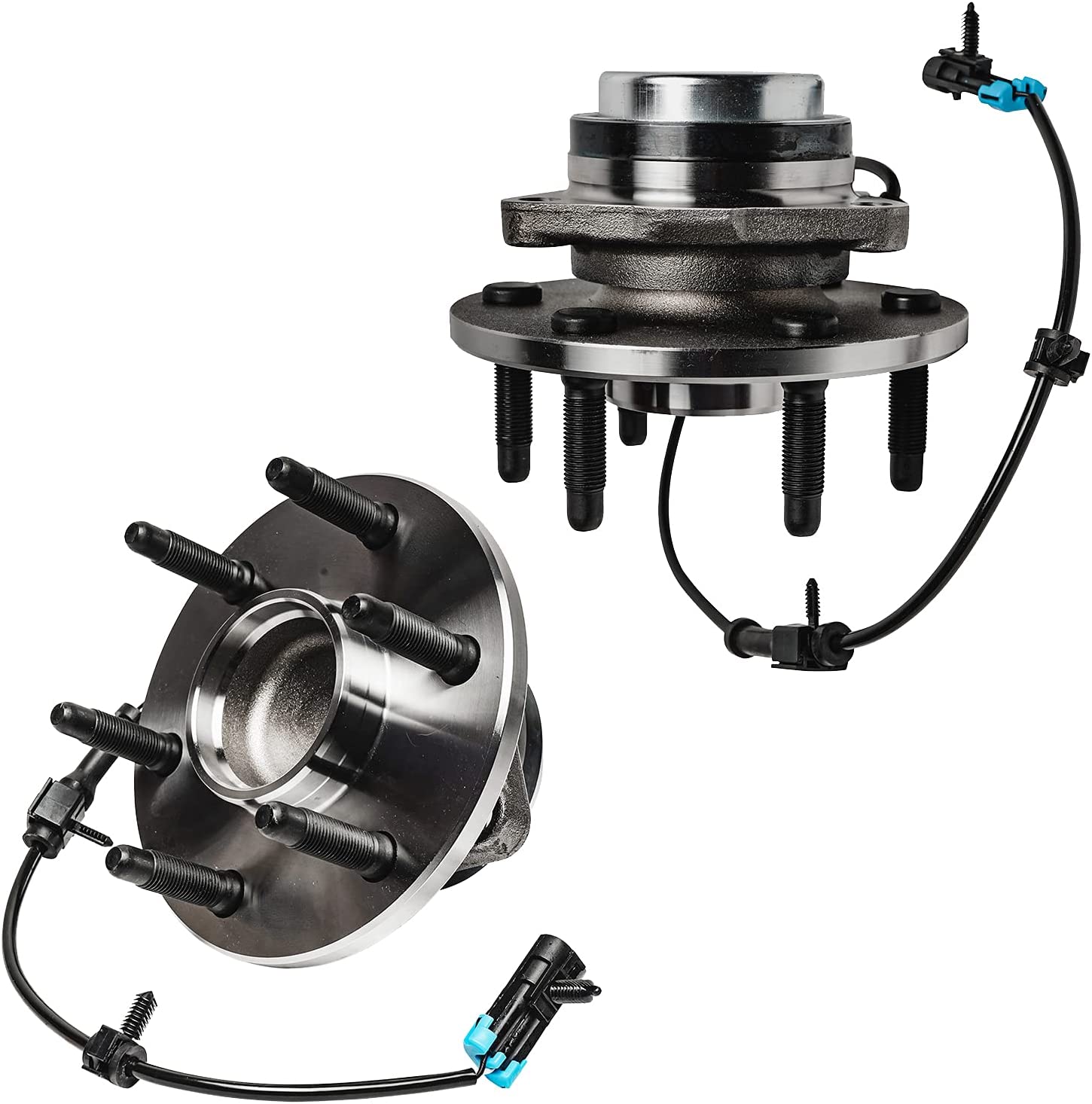 Detroit Axle - 2WD Front Wheel Hubs Tie Rods for 1999-2006 Silverado Sierra 1500 — image 4