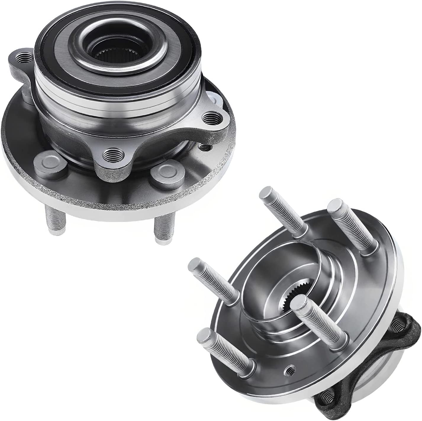 Detroit Axle - Front Wheel Hubs Sway Bars Outer Tie Rods for 2013-17 Ford Taurus — image 4