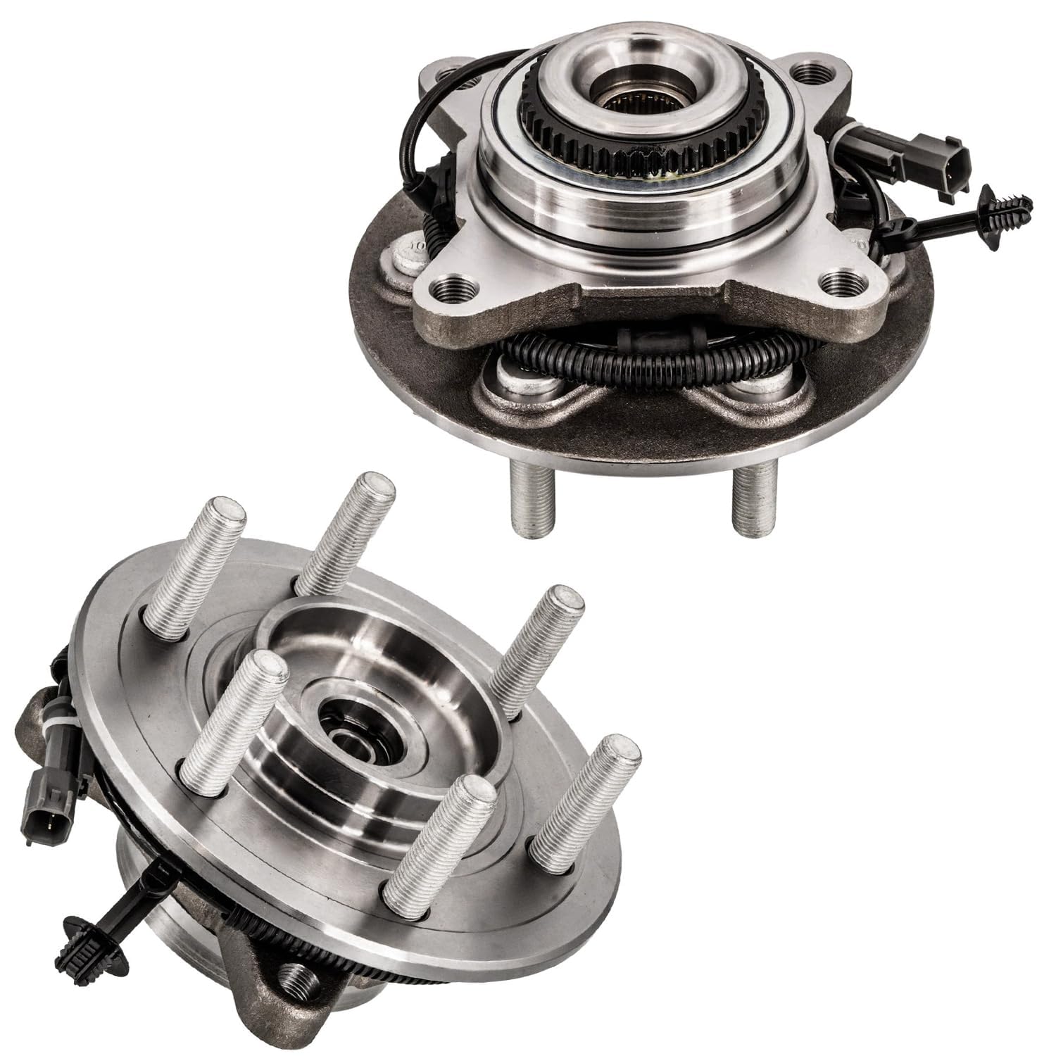 Detroit Axle - 4WD Front Wheel Hub Bearings Outer Tie Rods for 18-20 Ford F-150 — image 4