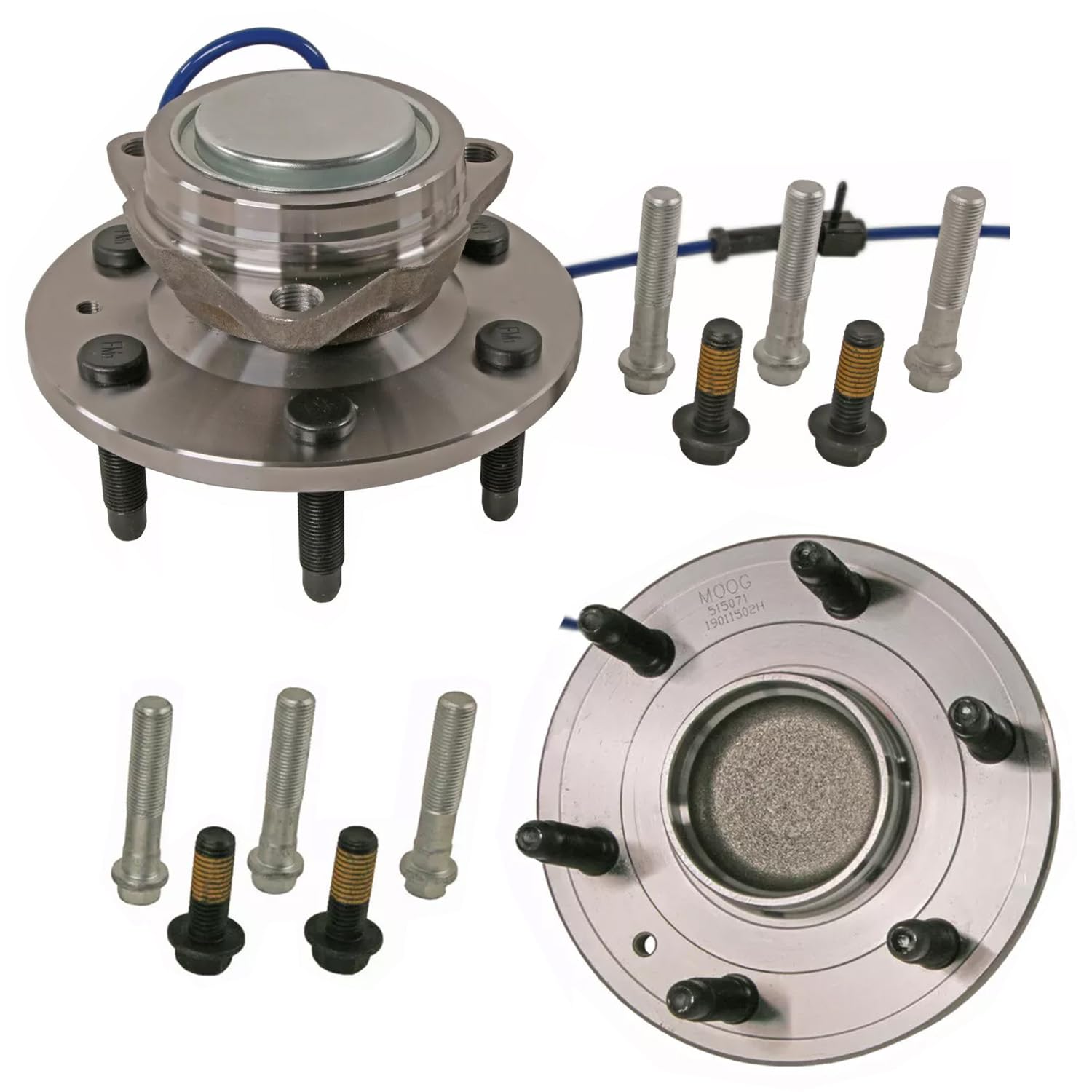 Detroit Axle - RWD Front Wheel Hub Bearings Sway Bars for Silverado Sierra 1500 — image 4