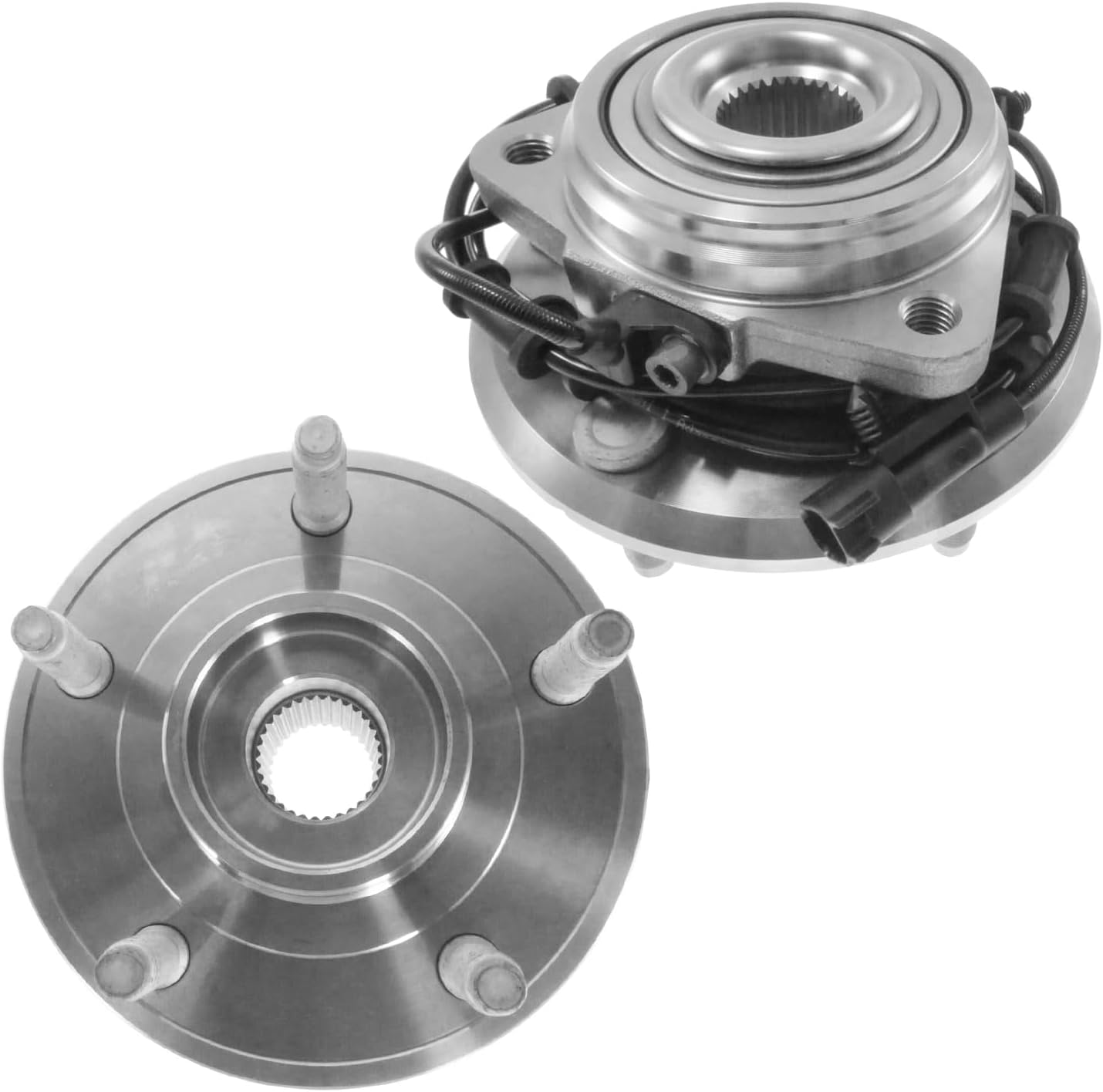 Detroit Axle - Front Wheel Hubs Outer Tie Rods for 2011-2017 Jeep Wrangler JK — image 4