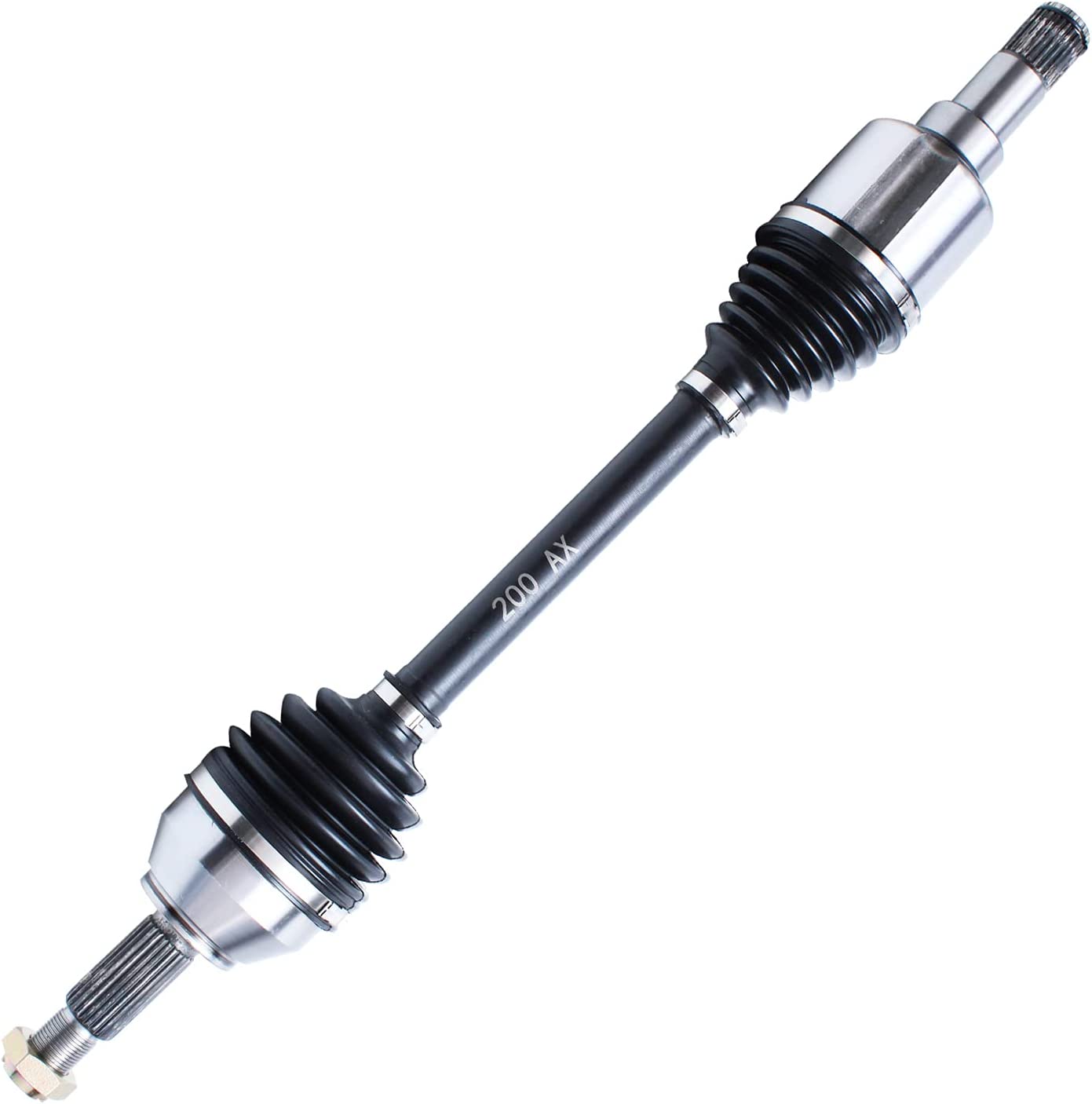 Detroit Axle - Front CV Axles Wheel Hubs Outer Tie Rods for 2000-2006 Ford Focus — image 4