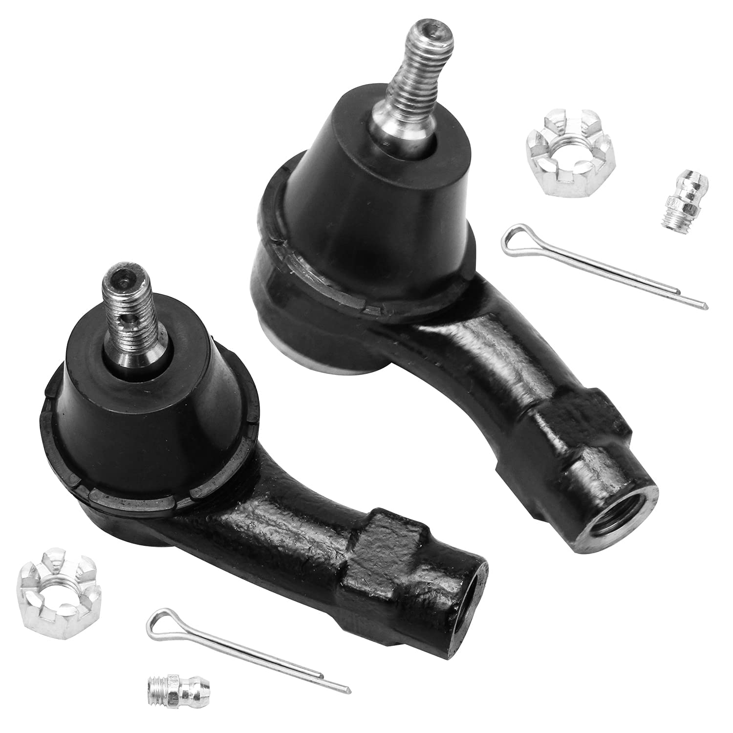 Detroit Axle - Front CV Axles Wheel Hubs Outer Tie Rods for 2000-2006 Ford Focus — image 7