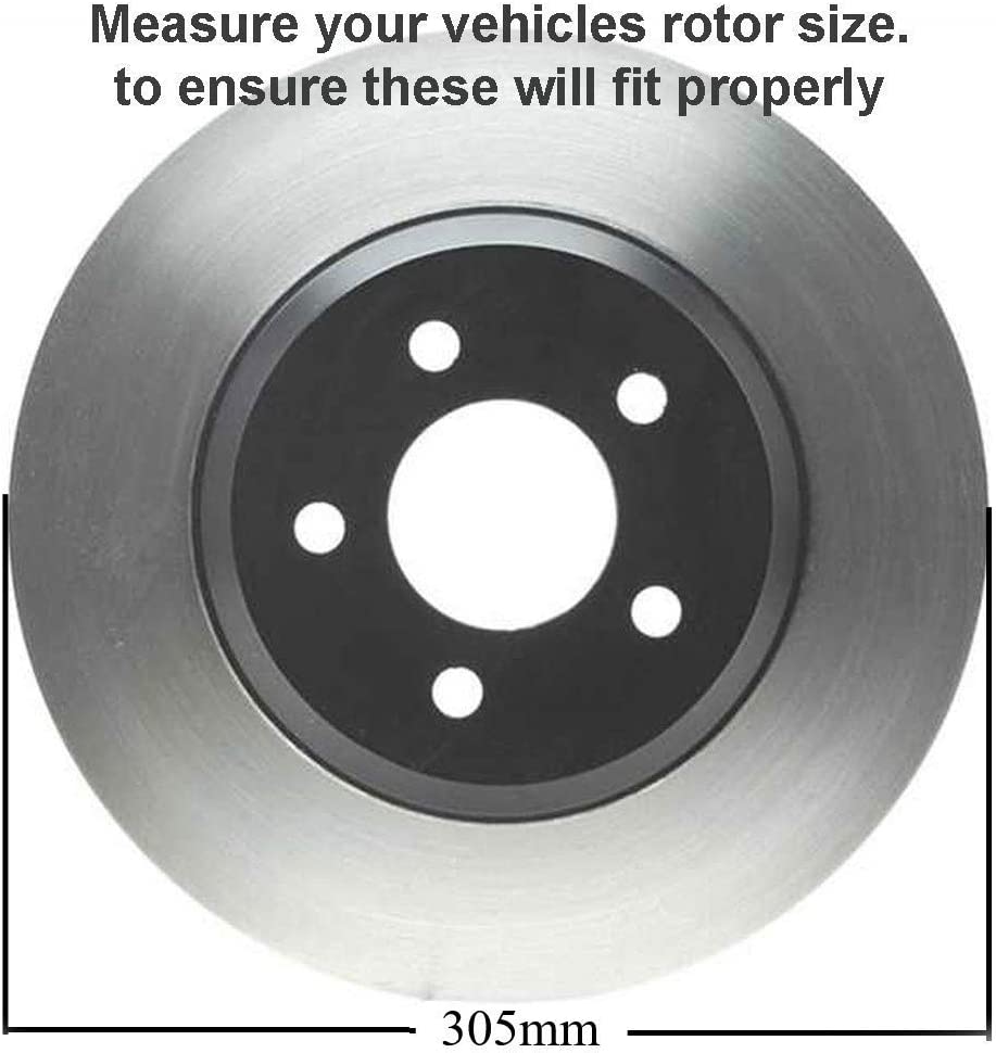 Detroit Axle - Front Rotors Brake Pads Kit for Escalade Silverado Express 1500 — image 7