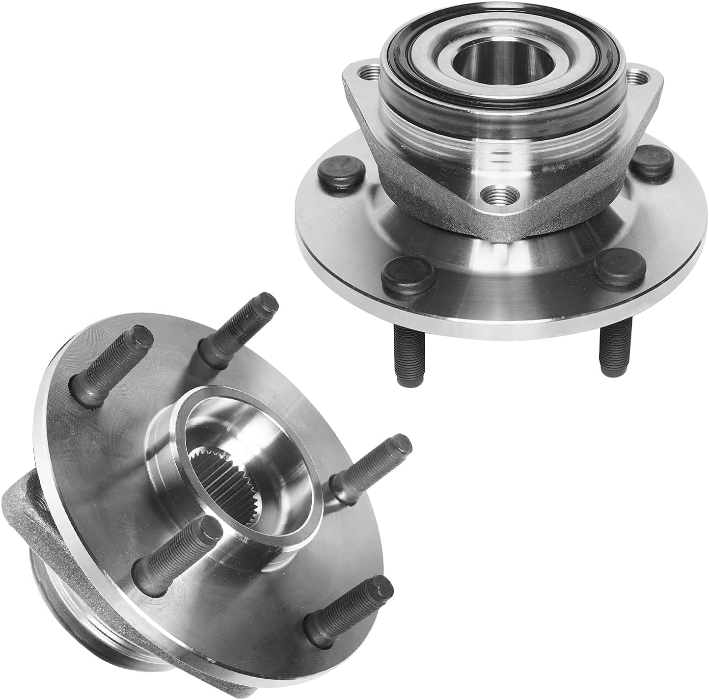 Detroit Axle - 4WD Front Wheel Hubs Outer Tie Rods for 1998-1999 Dodge Ram 1500 — image 4