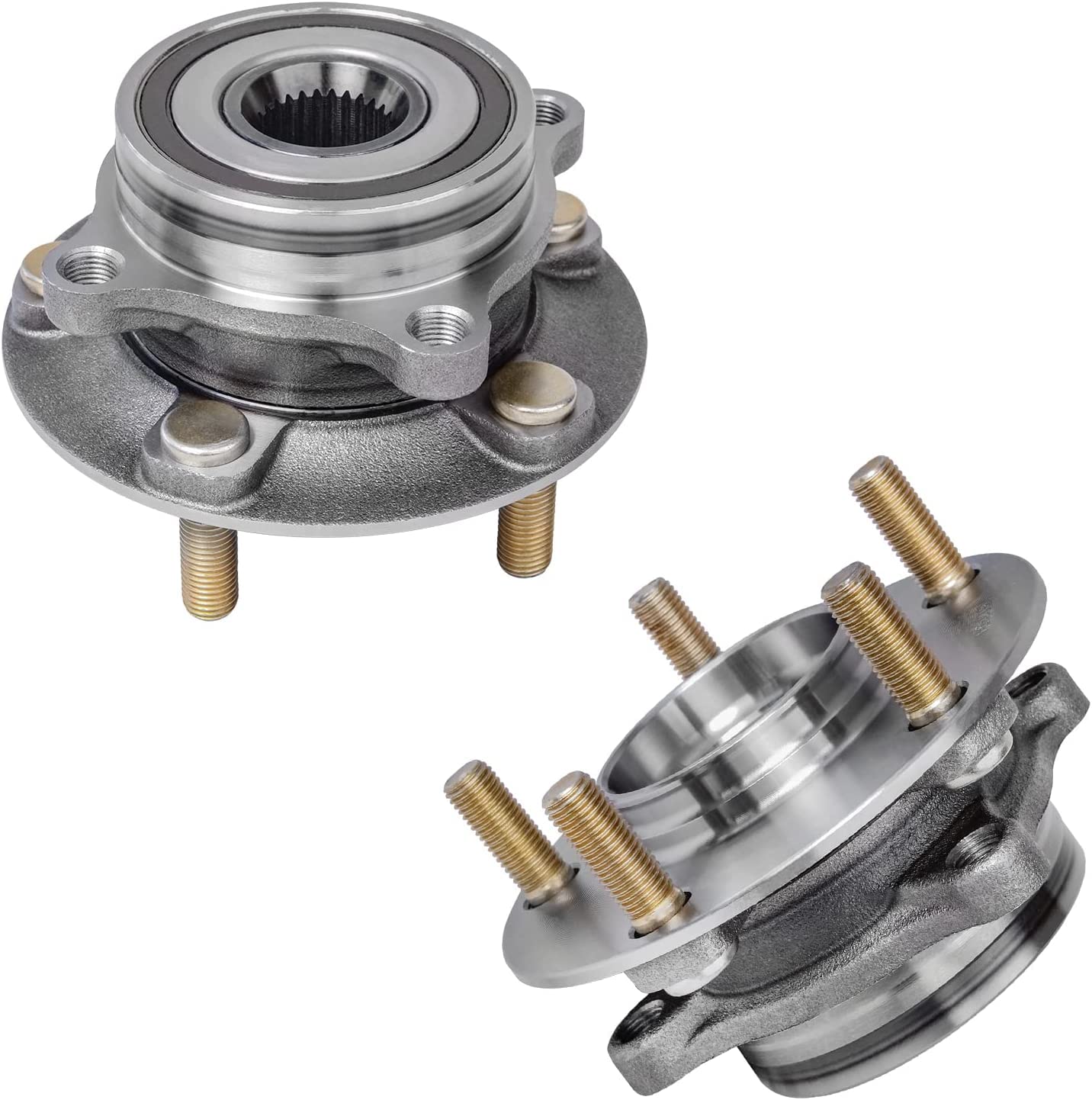 Detroit Axle - AWD Front Wheel Hubs Tie Rods Sway Bar Links for 2008-2015 Lancer — image 4