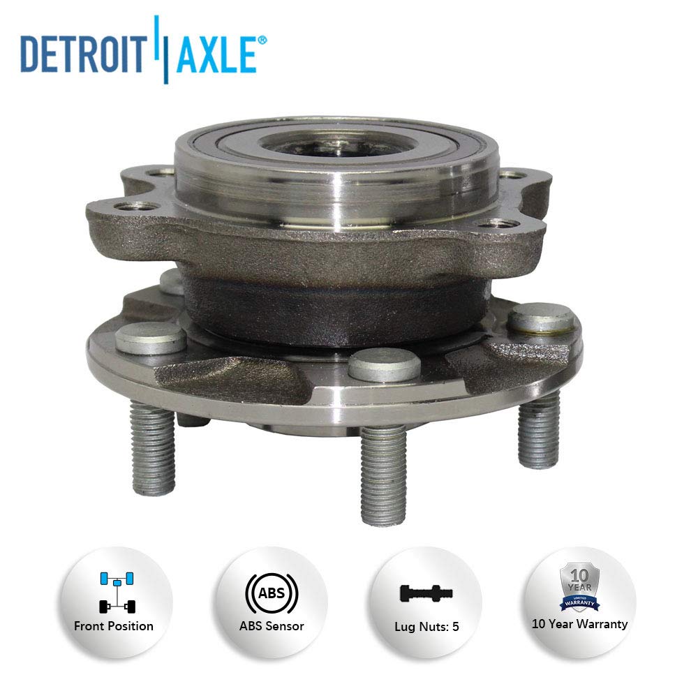 Detroit Axle - Front Wheel Hub Bearings Outer Tie Rods for Toyota Rav4 Scion Tc — image 7