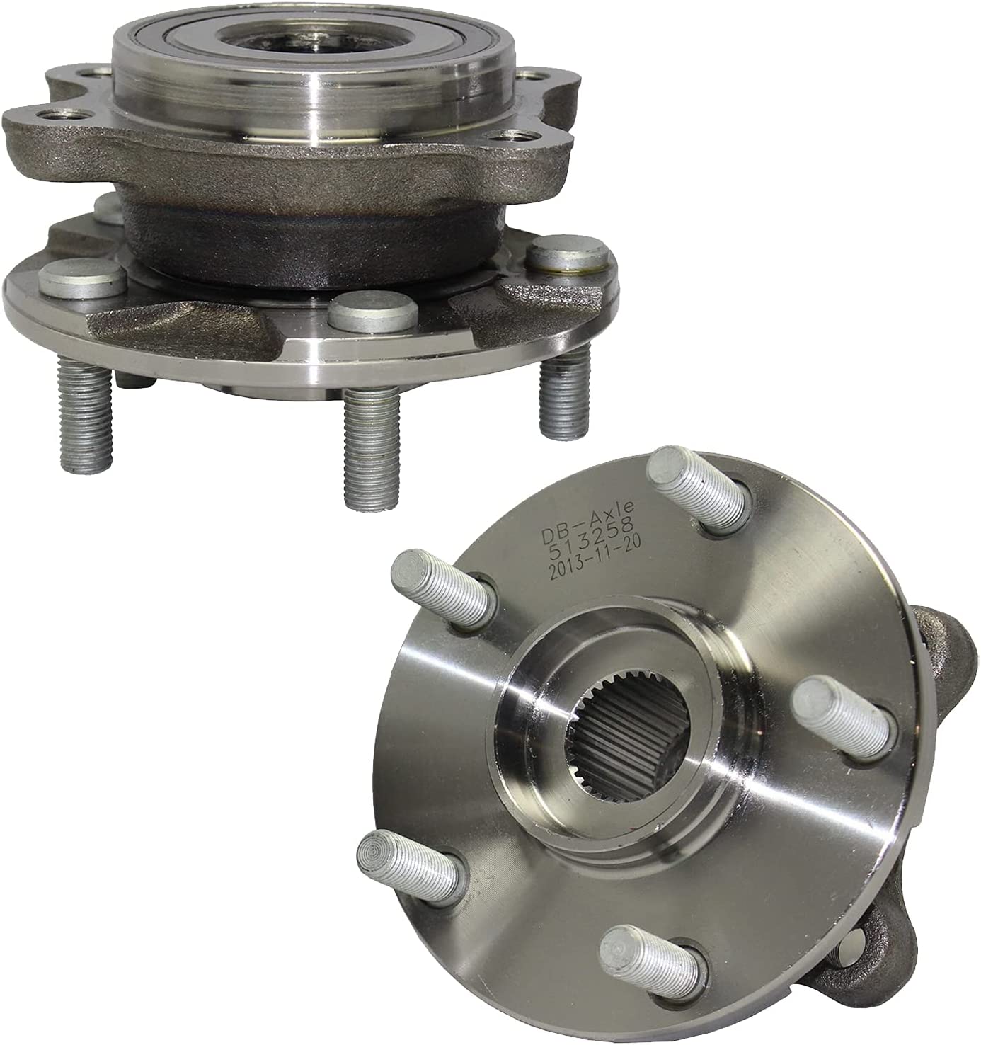 Detroit Axle - Front Wheel Hub Bearings Outer Tie Rods for Toyota Rav4 Scion Tc — image 4