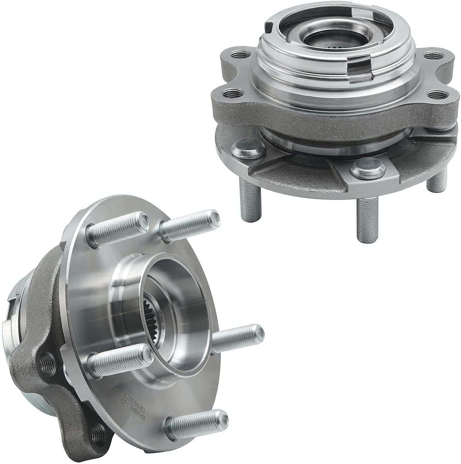 Detroit Axle - AWD Front Wheel Hub Bearings Sway Bars for 2003-08 Infiniti FX35 — image 4