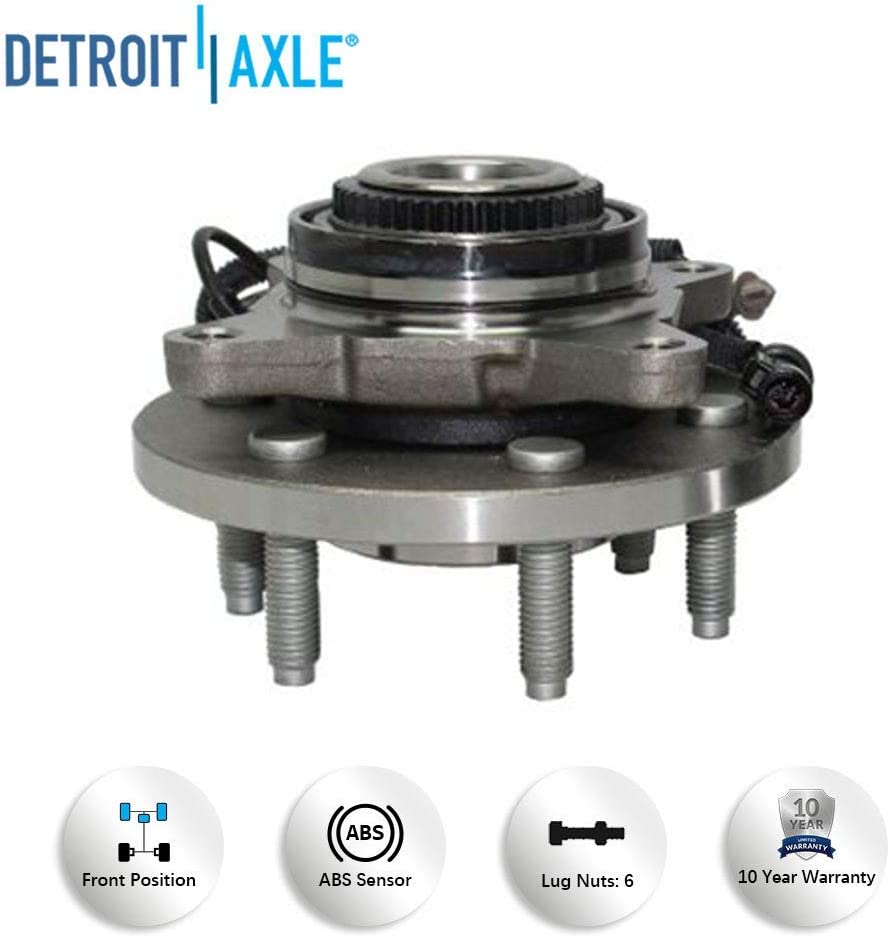 Detroit Axle - 4WD Front Wheel Hubs Sway Bars Kit for 2007-2010 Ford Expedition — image 8