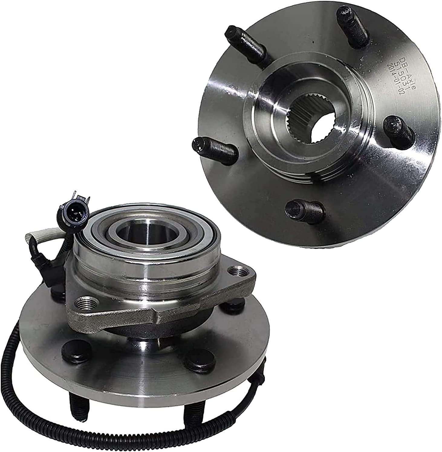 Detroit Axle - 4WD Front Upper Control Arms Wheel Hubs for Navigator Expedition — image 5