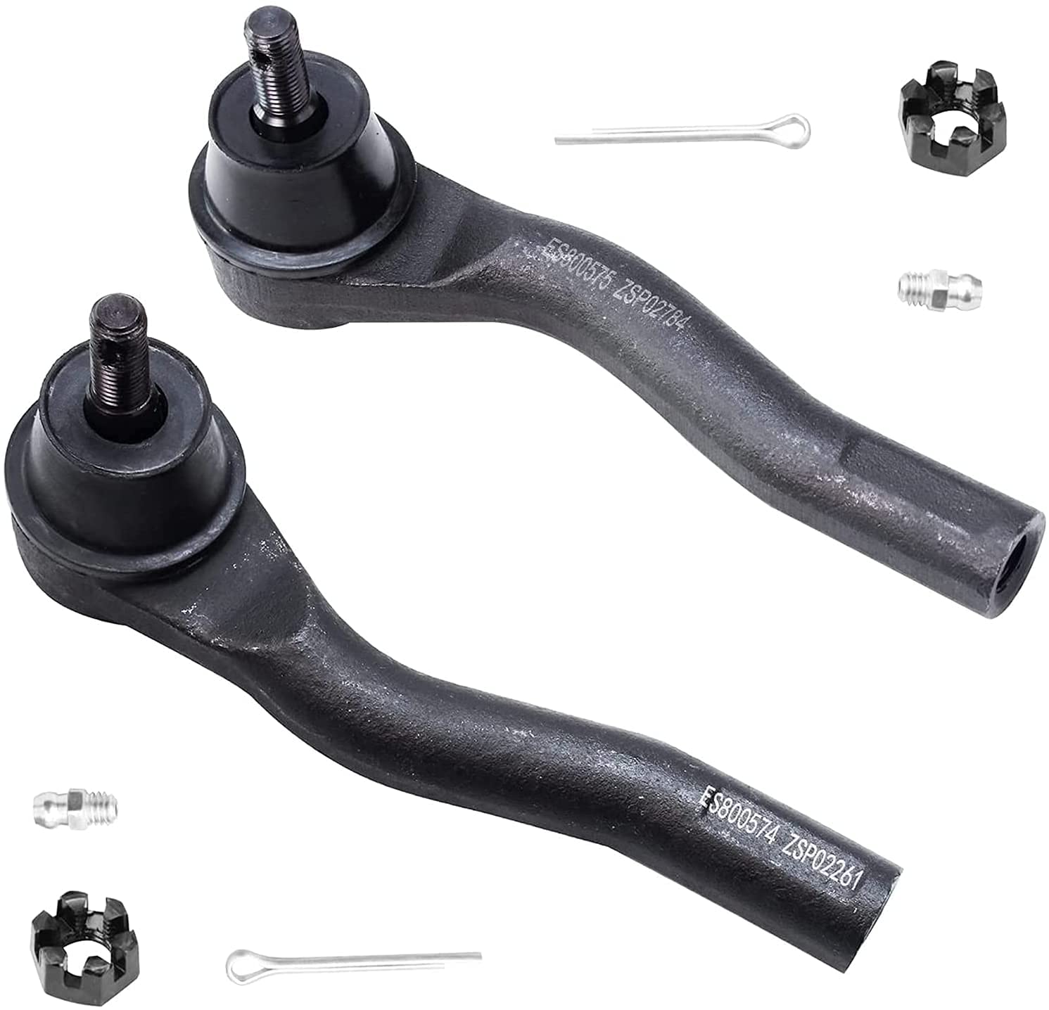 Detroit Axle - Front Wheel Hub Bearings Tie Rods for 2007-2012 Nissan Sentra — image 5