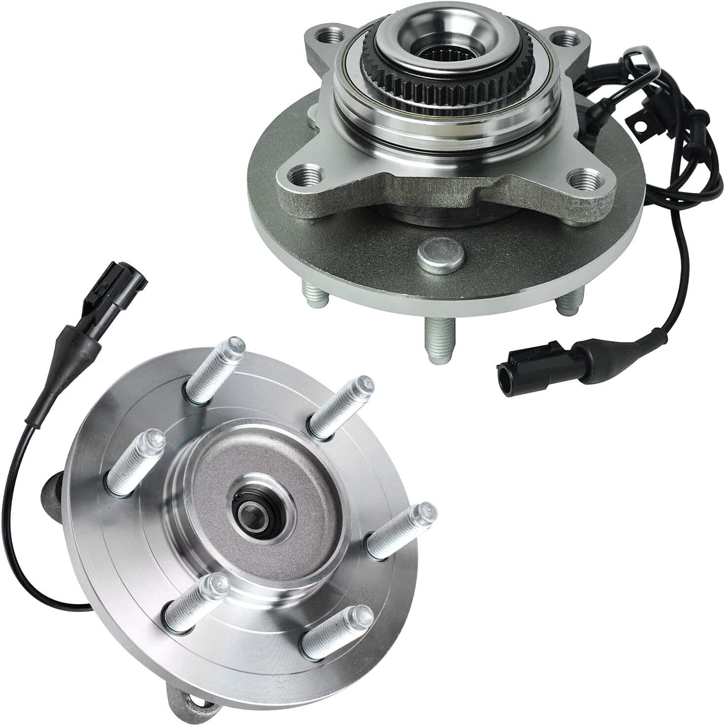 Detroit Axle - 4WD Front Wheel Hubs Tie Rods Kit for 04-08 Ford F-150 Mark LT — image 4