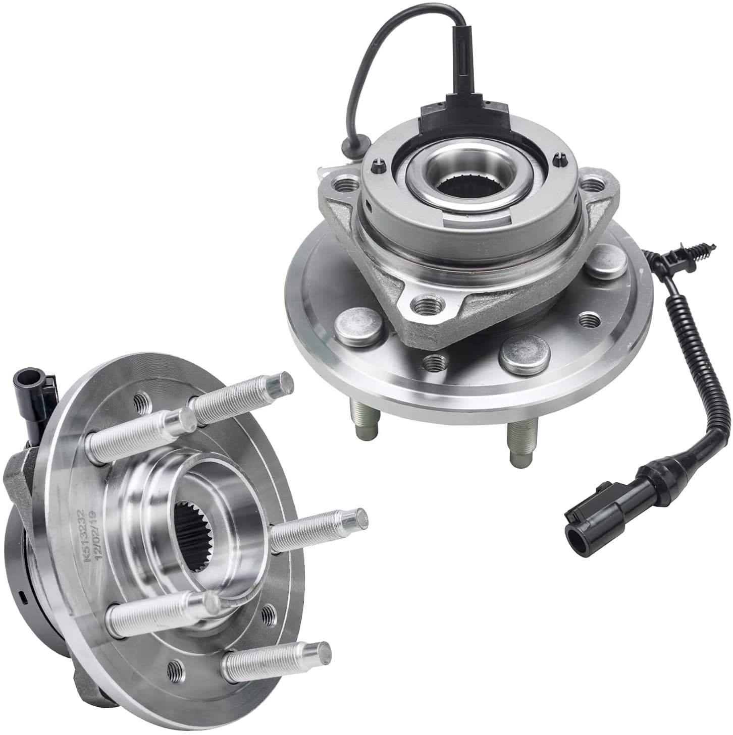 Detroit Axle - Front Wheel Hubs Tie Rods Sway Bars for 2004-07 Freestar Monterey — image 4
