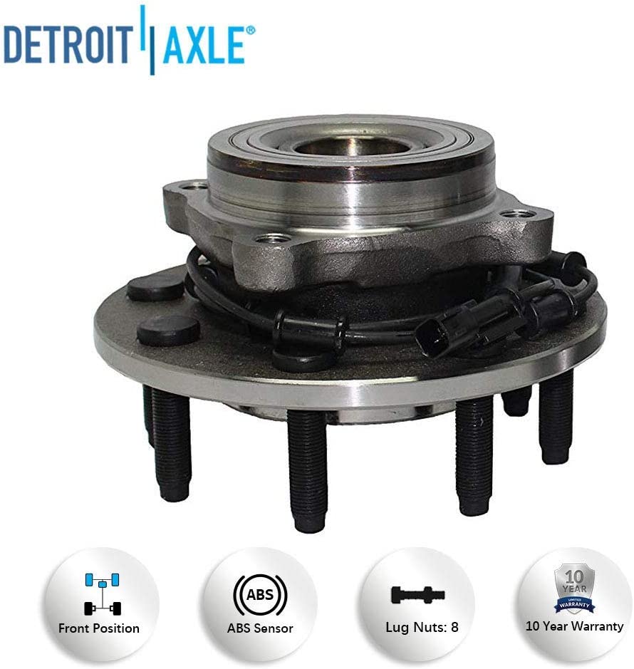 Detroit Axle - 4WD Front Wheel Hub Bearings Ball Joints for Ram 1500 2500 3500 — image 8