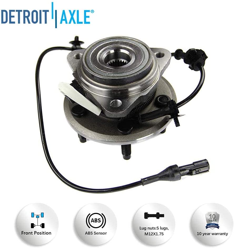 Detroit Axle - Front Wheel Hub and Bearings for Ford Explorer Ranger B4000 B2300 — image 8