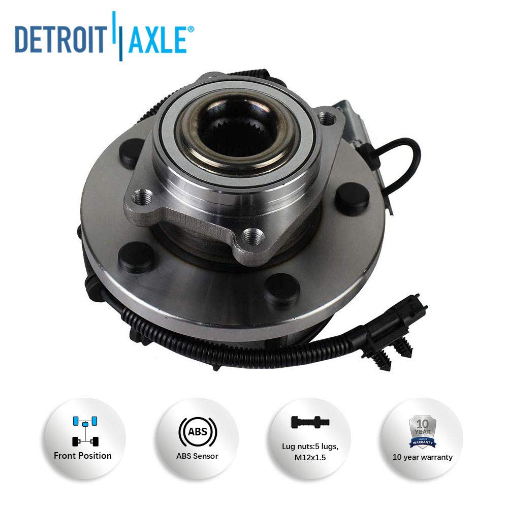 Detroit Axle - Front Wheel Hub and Bearings for Chrysler Town  Country Routan — image 8