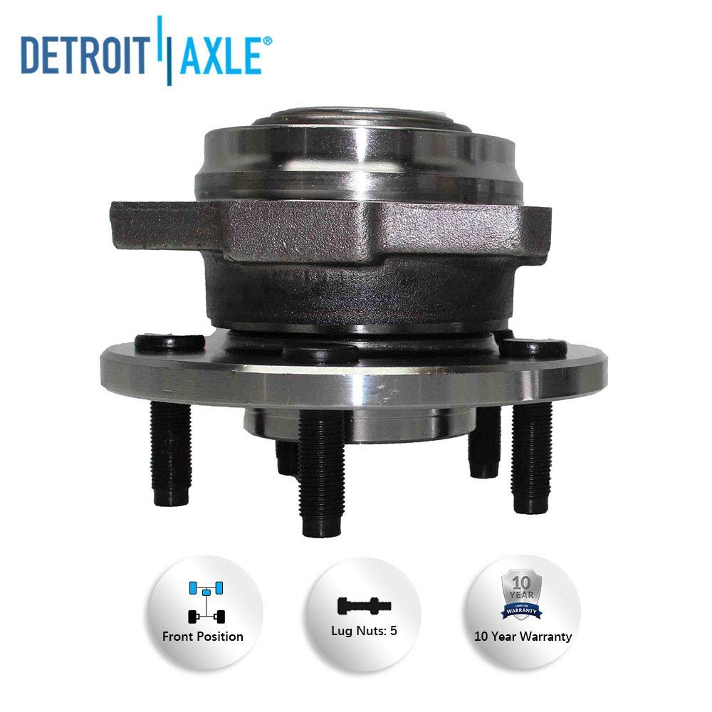 Detroit Axle - Front Wheel Hub Bearings Tie Rods Kit for 2002-2005 Jeep Liberty — image 8