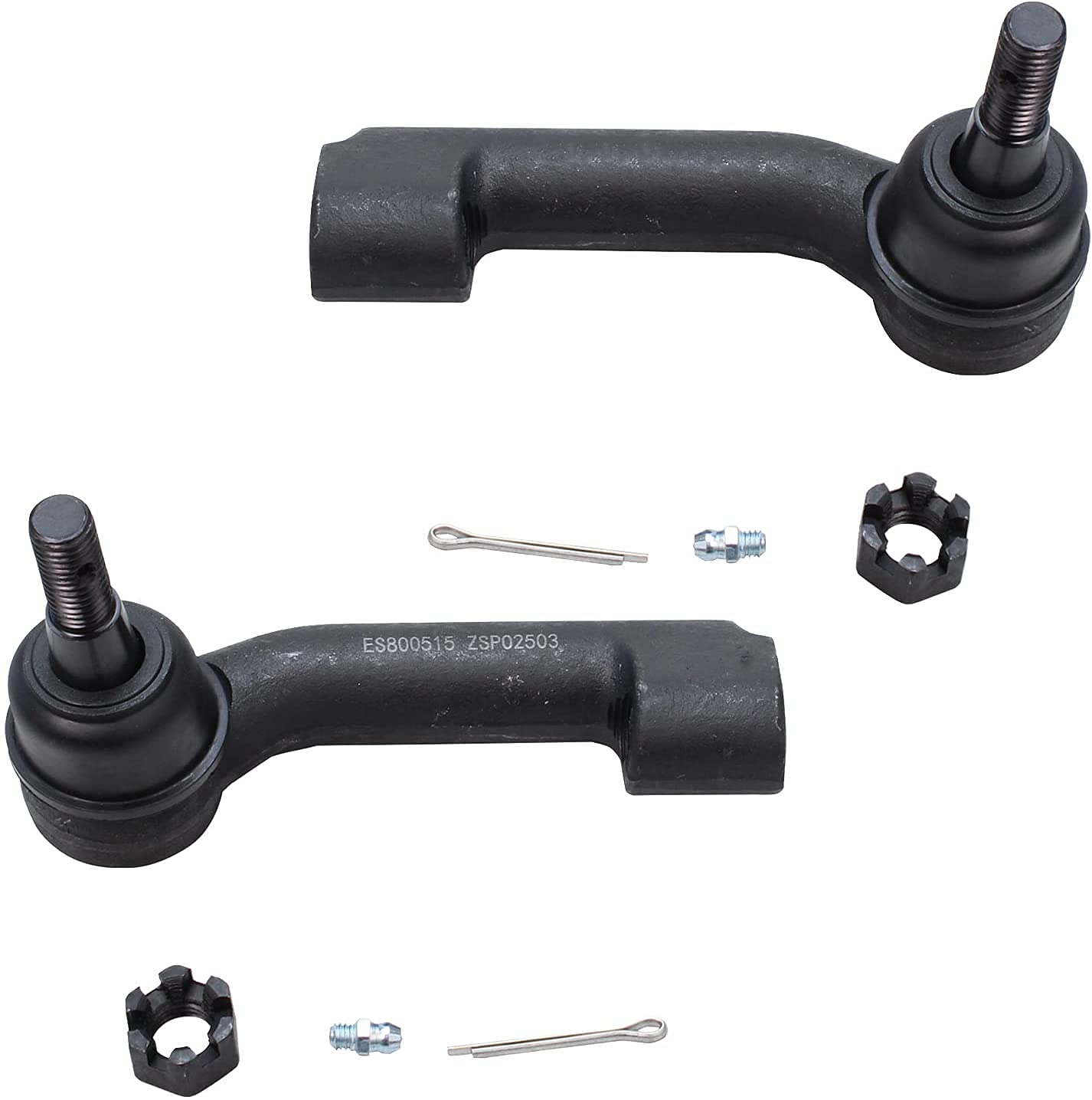 Detroit Axle - 4WD Front Wheel Hub Bearings Tie Rods for 2015-2017 Ford F-150 — image 5