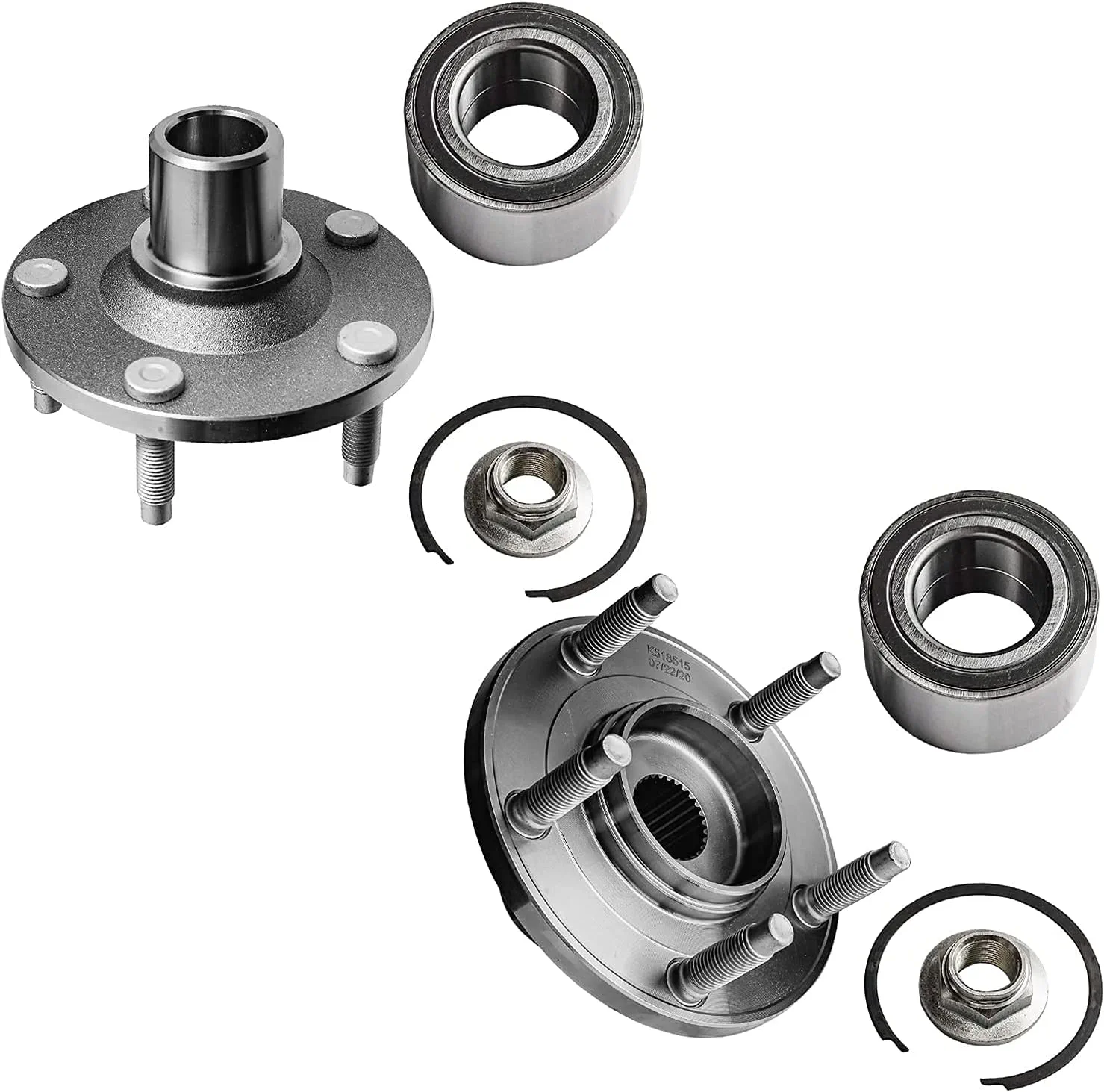 Detroit Axle - Front Wheel Hub and Bearings Kit for Ford Escape Mazda Tribute — image 4