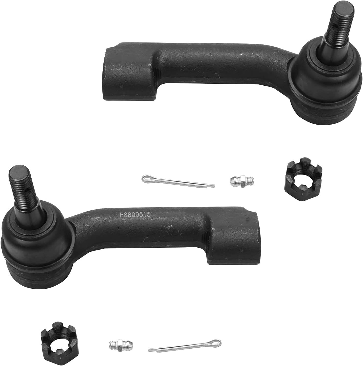 Detroit Axle - 4WD Front Wheel Hubs Outer Tie Rods Kit for 2017-2018 Ford F-150 — image 5