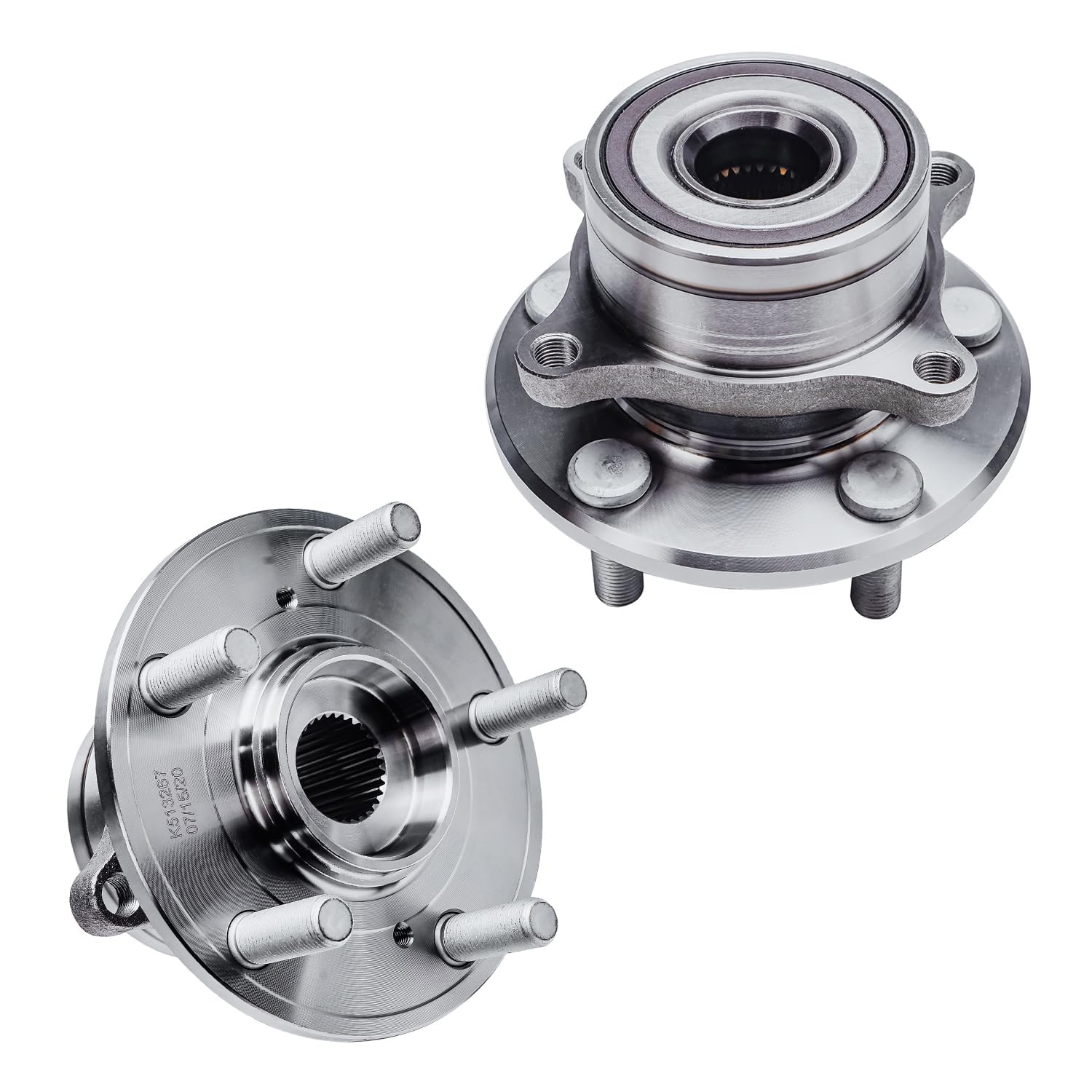 Detroit Axle - Front Wheel Hub and Bearings Tie Rods for 2009-2015 Honda Pilot — image 4