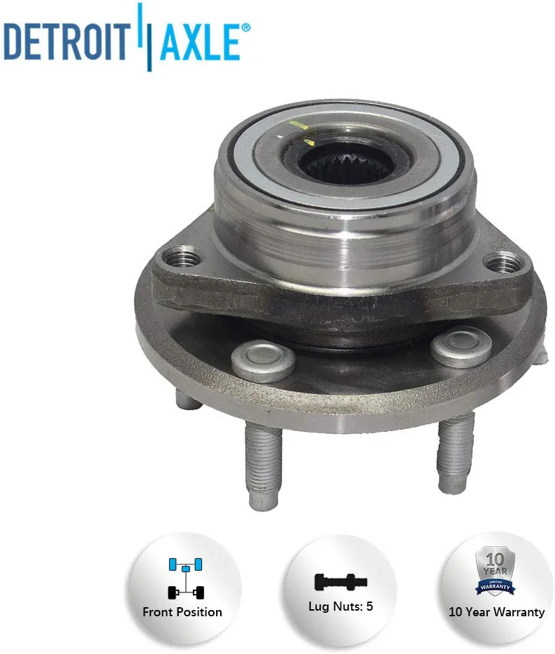 Detroit Axle - Front CV Axles Wheel Hub and Bearings Kit for Ford Taurus Sable — image 9
