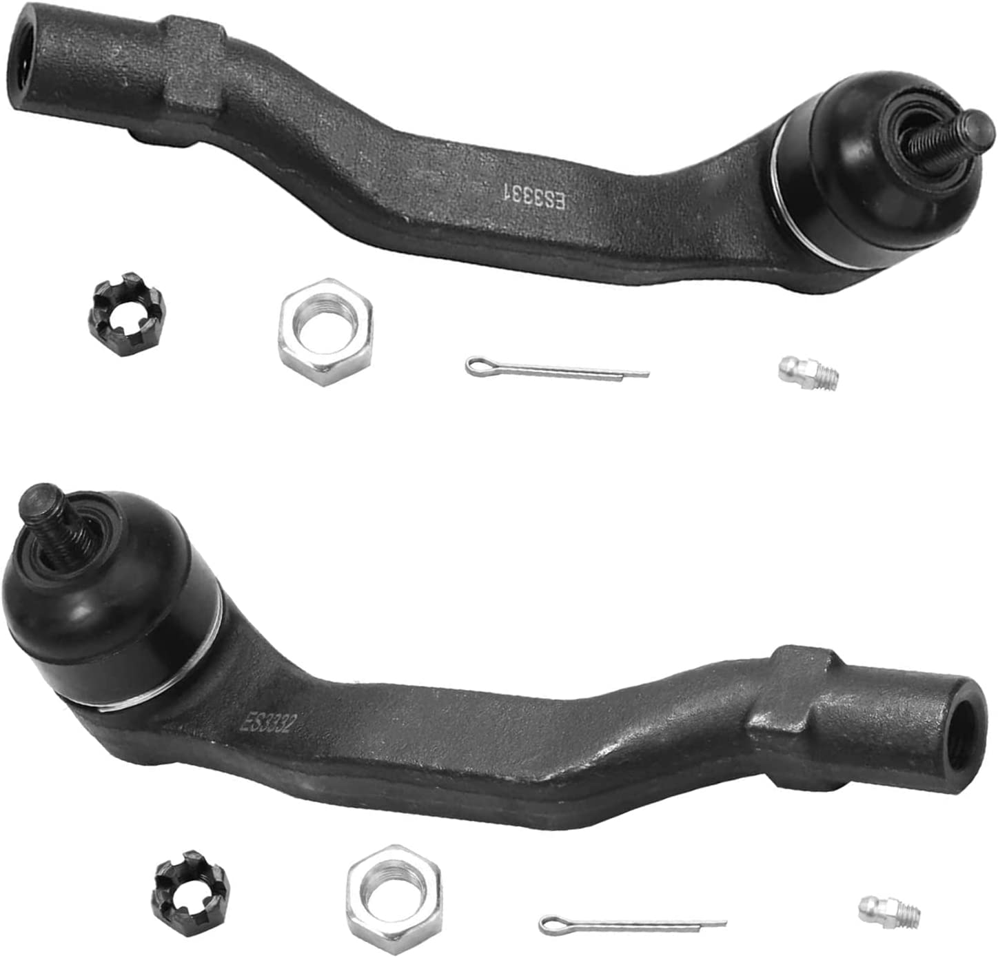 10pc Front Lower Ball Joints Tie Rods Sway Bar Links Suspension Kit