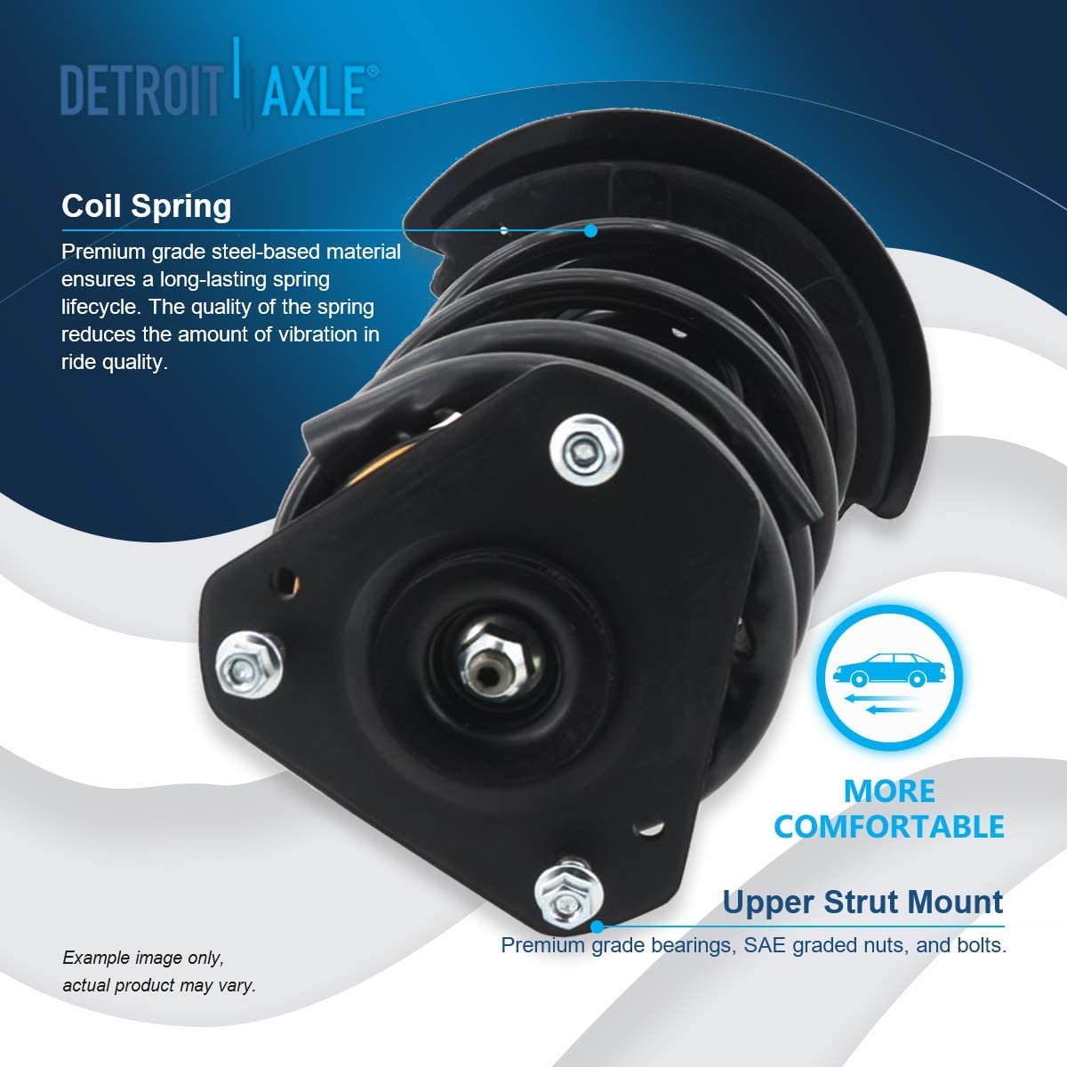 Detroit Axle - Front Struts Lower Control Arms for Chevy Impala Buick Lacrosse — image 10