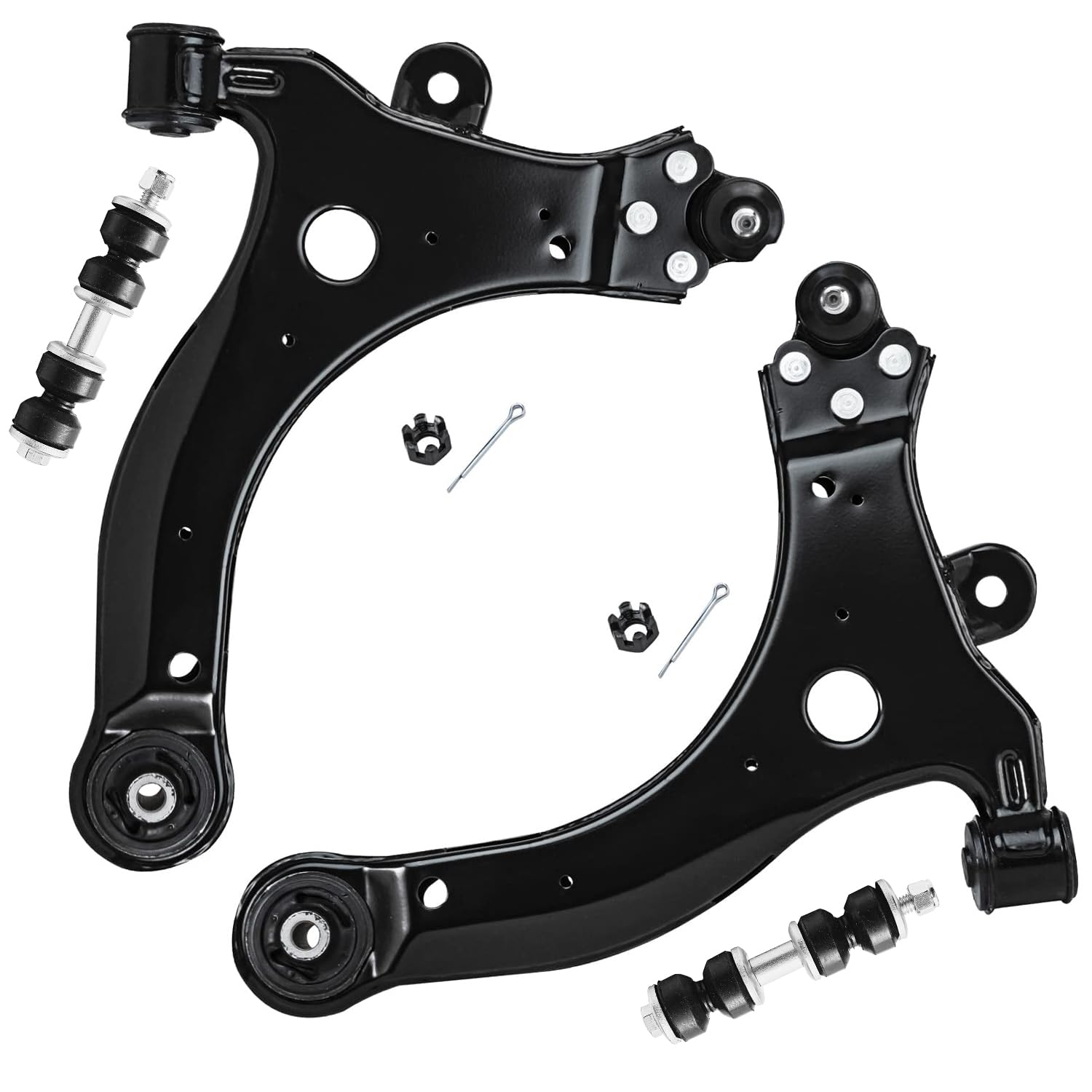4pc Front Lower Control Arms Sway Bar Links Suspension Kit