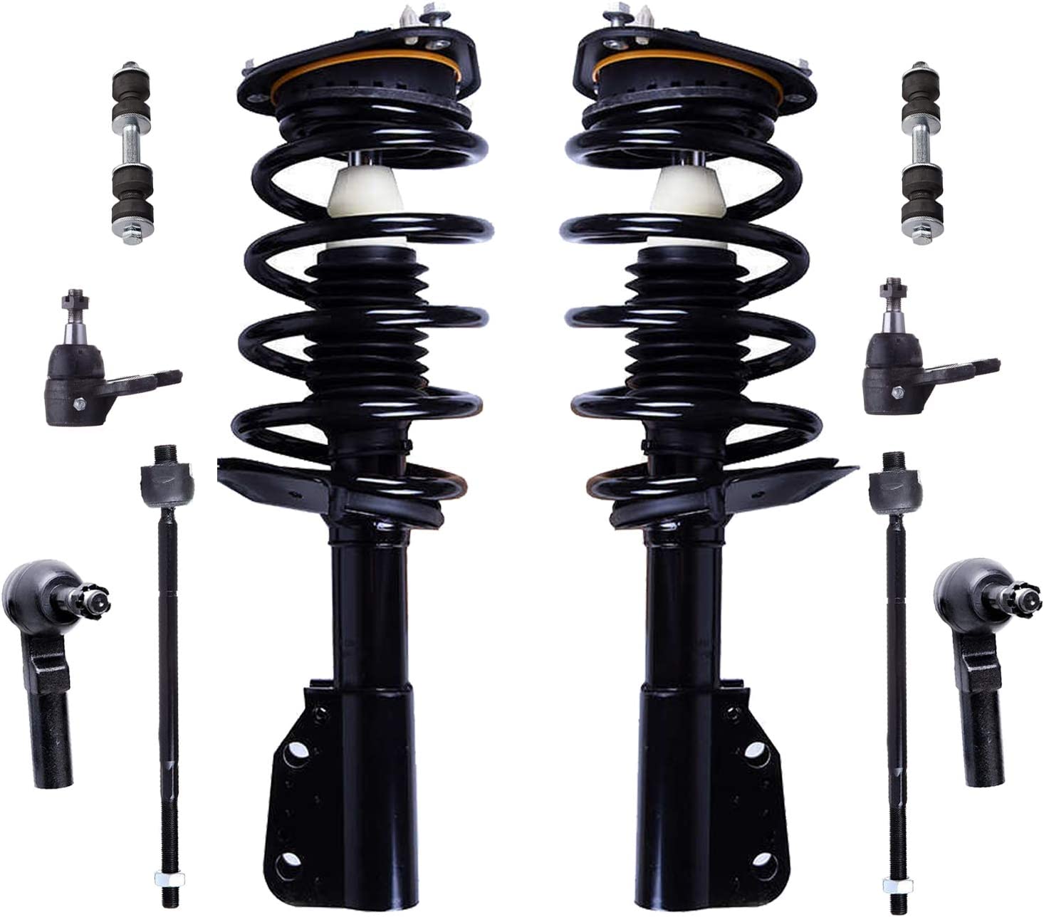 Detroit Axle - Front Struts Lower Ball Joints for 1998-2005 Park Avenue Riviera