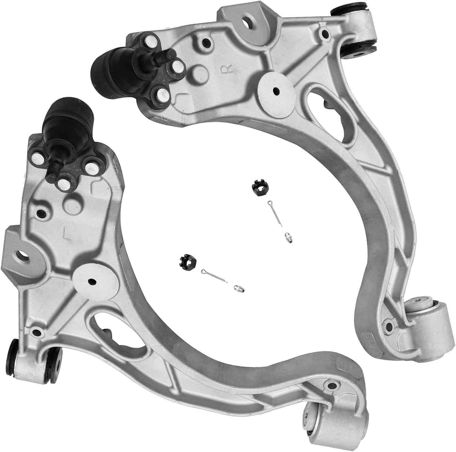 Detroit Axle - Front Lower Control Arms Tie Rod for Buick LeSabre DeVille Aurora — image 4