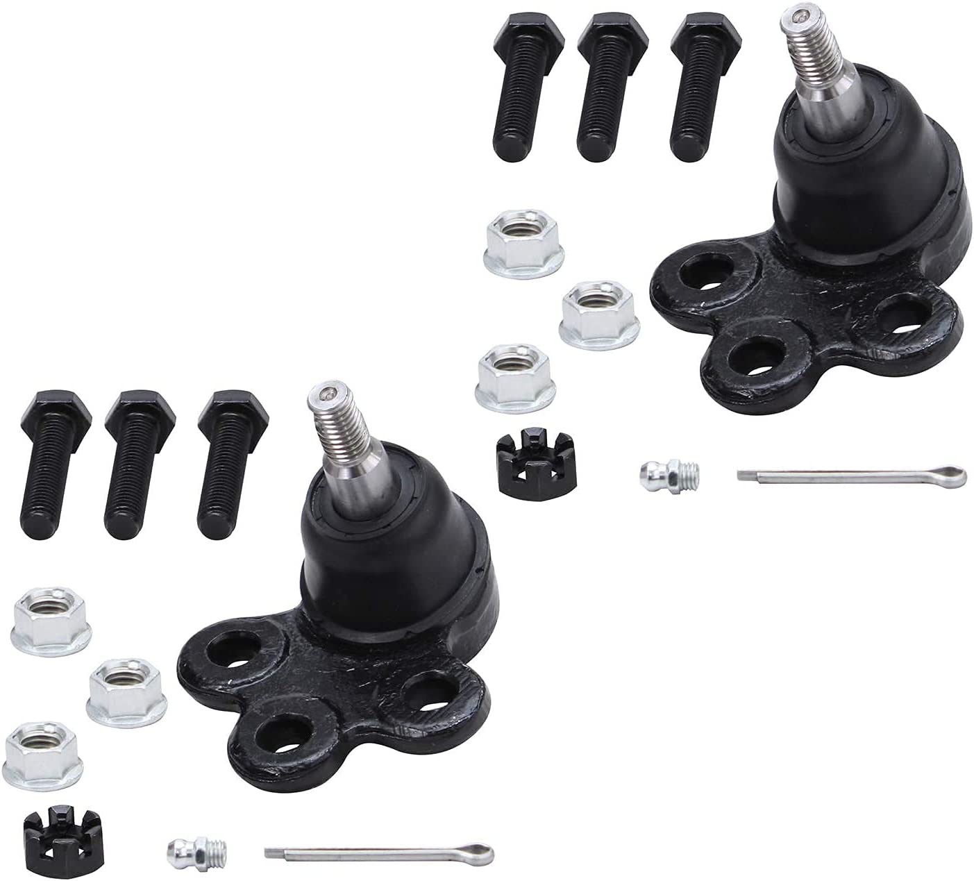 Detroit Axle - Front Tie Rods Lower Ball Joints Kit for LeSabre Cadillac Deville — image 4