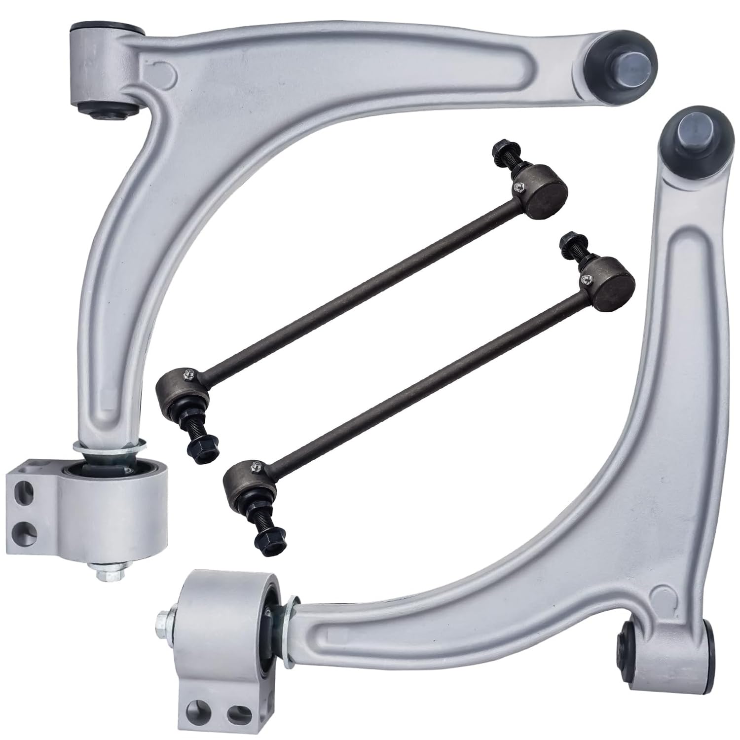 4pc Front Lower Control Arms Sway Bar Links Suspension Kit