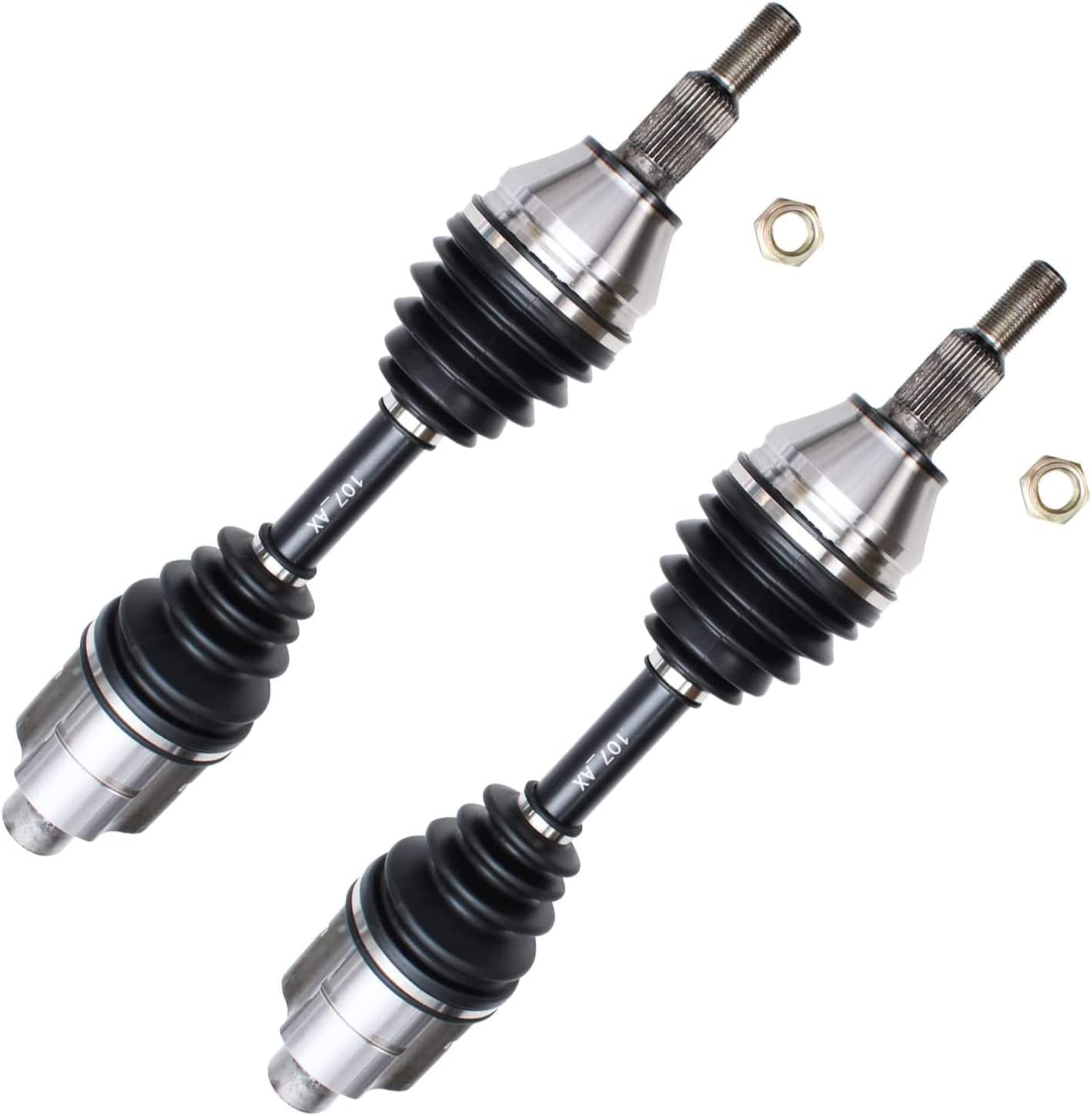 Detroit Axle - 4WD Front CV Axles Upper Control Arms for 2002-05 Dodge Ram 1500 — image 6