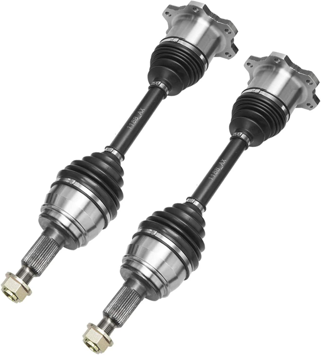 Detroit Axle - 4WD Front CV Axles Wheel Hubs for 07-13 Silverado Yukon XL 1500 — image 5