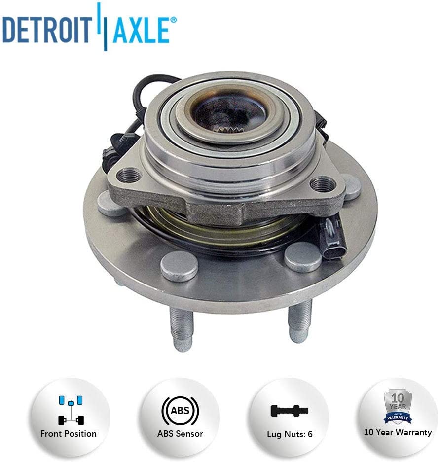 Detroit Axle - Front Wheel Hubs CV Axles Lower Ball Joints for Silverado 1500 — image 8