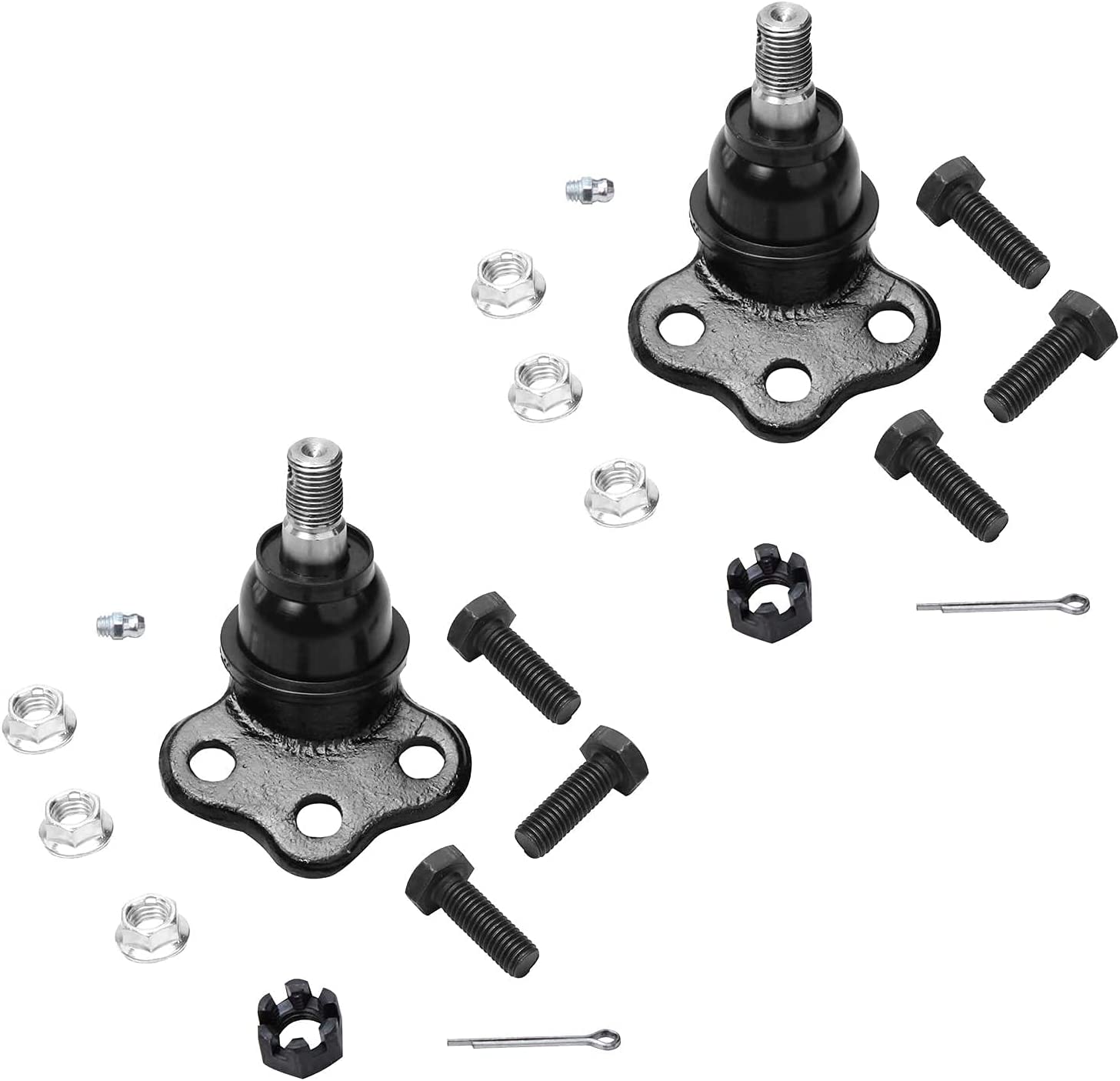 Detroit Axle - 4WD Front Ball Joints Tie Rods for 2000-2003 Dodge Durango Dakota — image 5