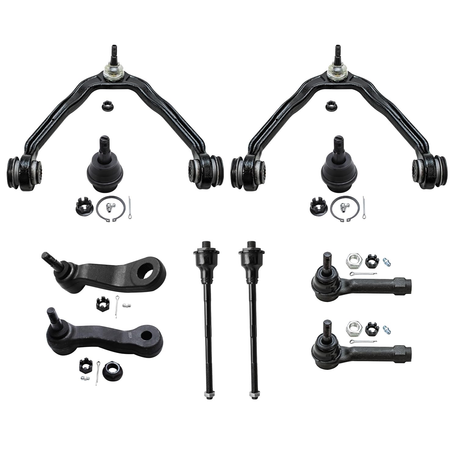 10pc Front Upper Control Arms Suspension Kit