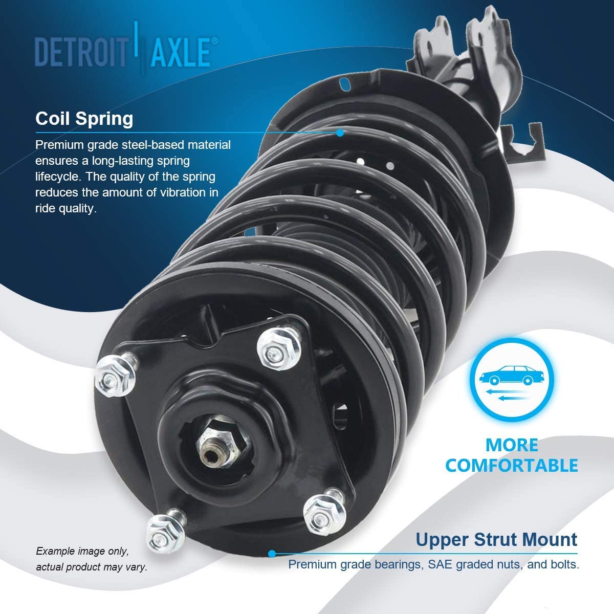 Detroit Axle - Front Struts Lower Control Arms Kit for Ford Escape Mazda Tribute — image 9