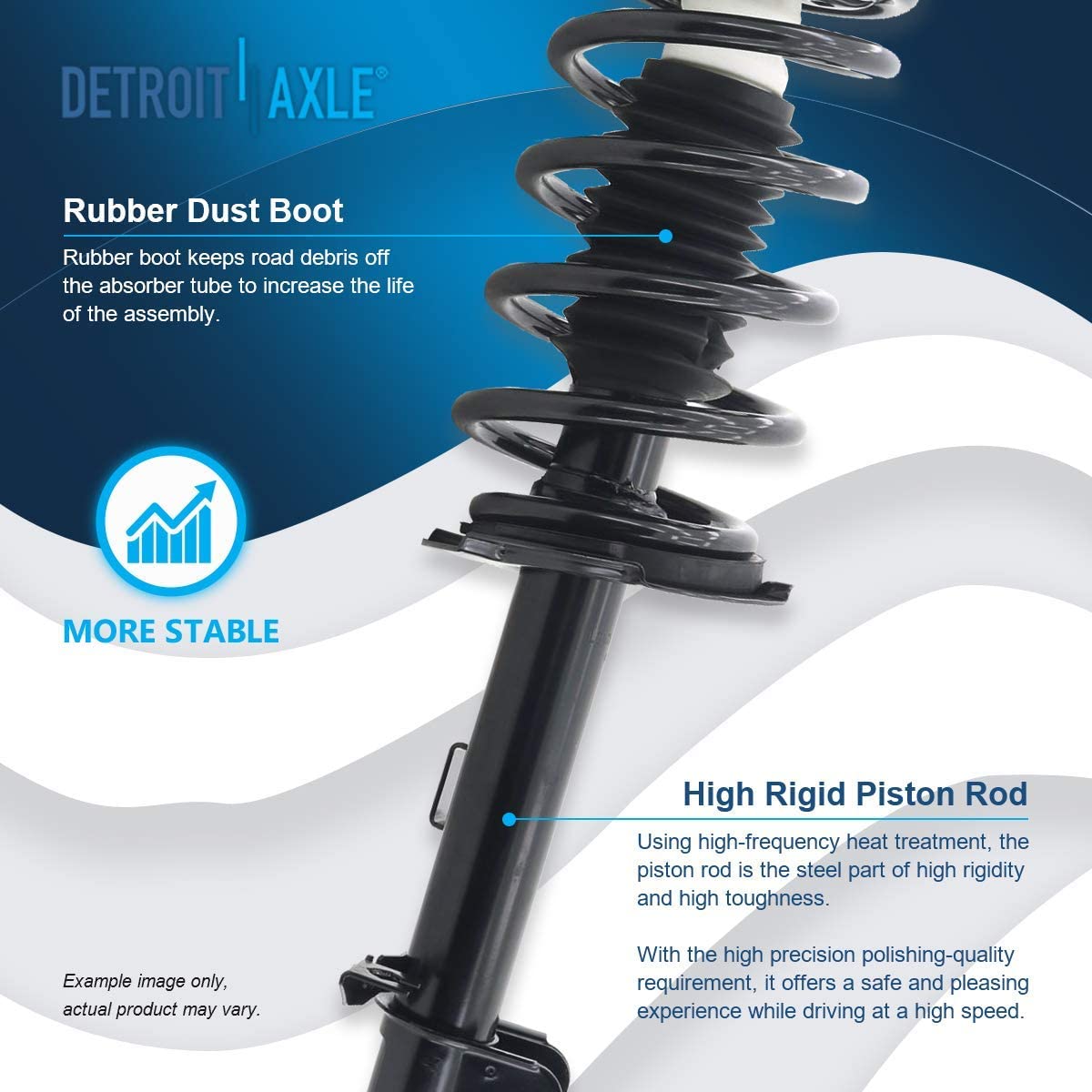 Detroit Axle - Front Struts Lower Control Arms Kit for Ford Escape Mazda Tribute — image 10