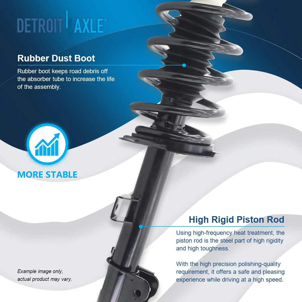 Detroit Axle - Front Struts Control Arms Kit for 01-04 Ford Escape Mazda Tribute — image 9