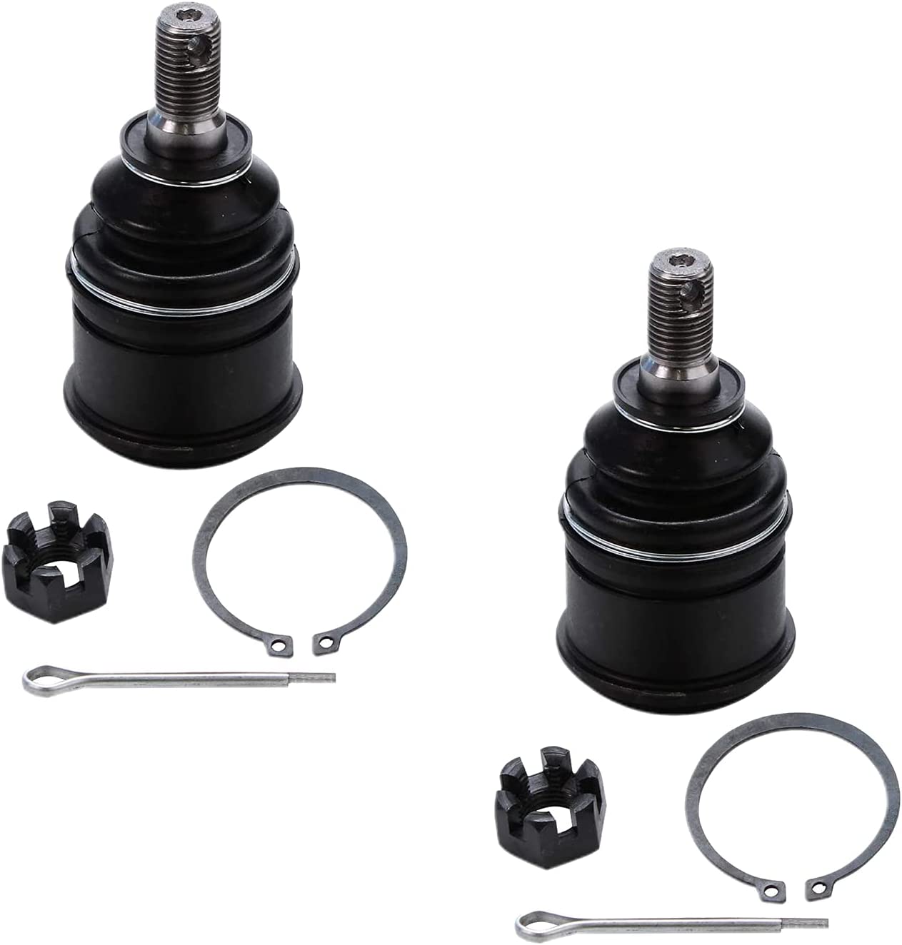 Detroit Axle - Front Upper Control Arms Tie Rods Kit for 1996-2000 Honda Civic — image 6