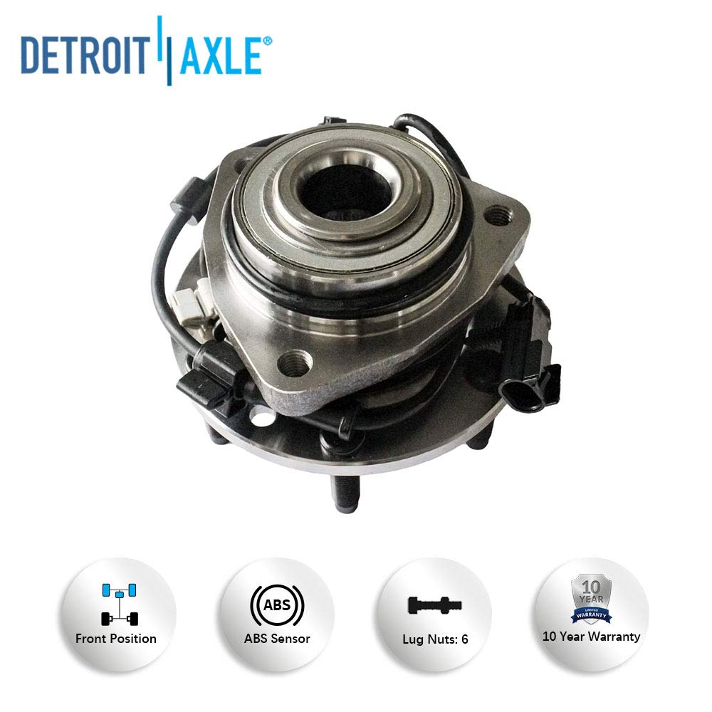 Detroit Axle - 4WD Front CV Axles Upper Control Arms Hubs for Trailblazer Envoy — image 9