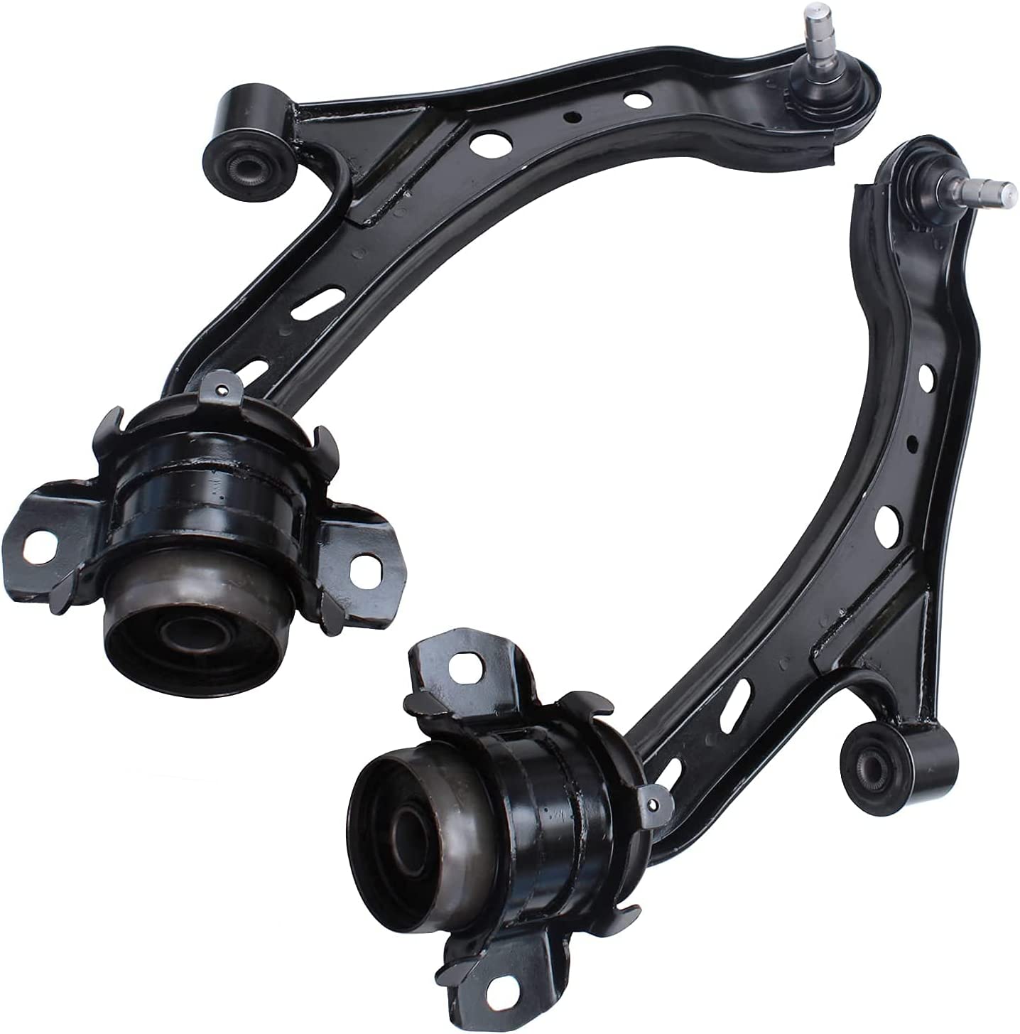 Detroit Axle - Front Lower Control Arms Tie Rods Kit for 2005-2010 Ford Mustang — image 4
