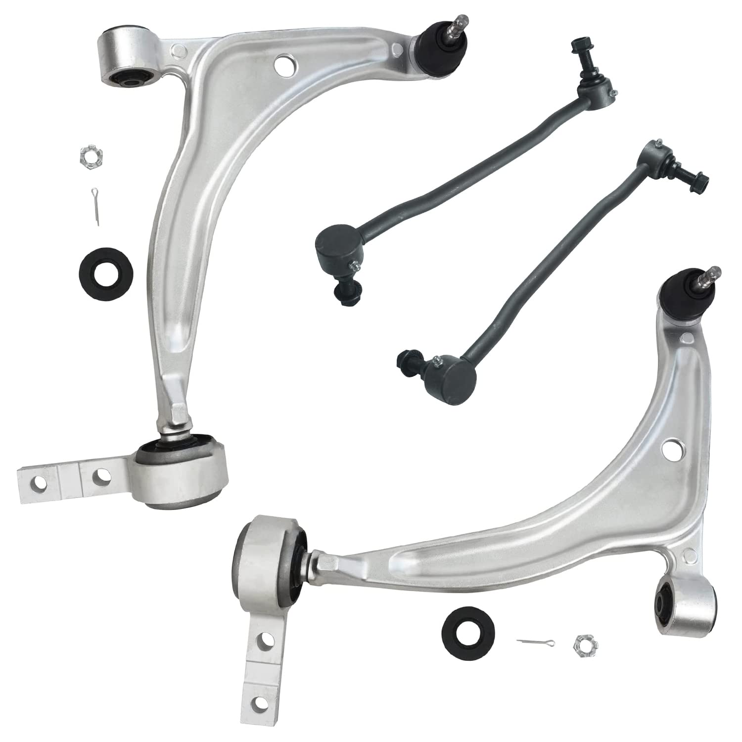 4pc Front Lower Control Arms Sway Bar Links Suspension Kit