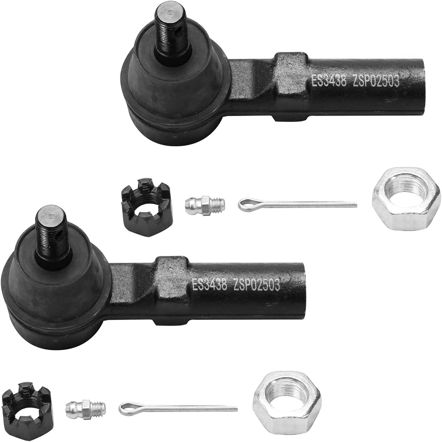 Detroit Axle - Front Lower Control Arms Tie Rods Kit for Nissan Altima Maxima — image 7