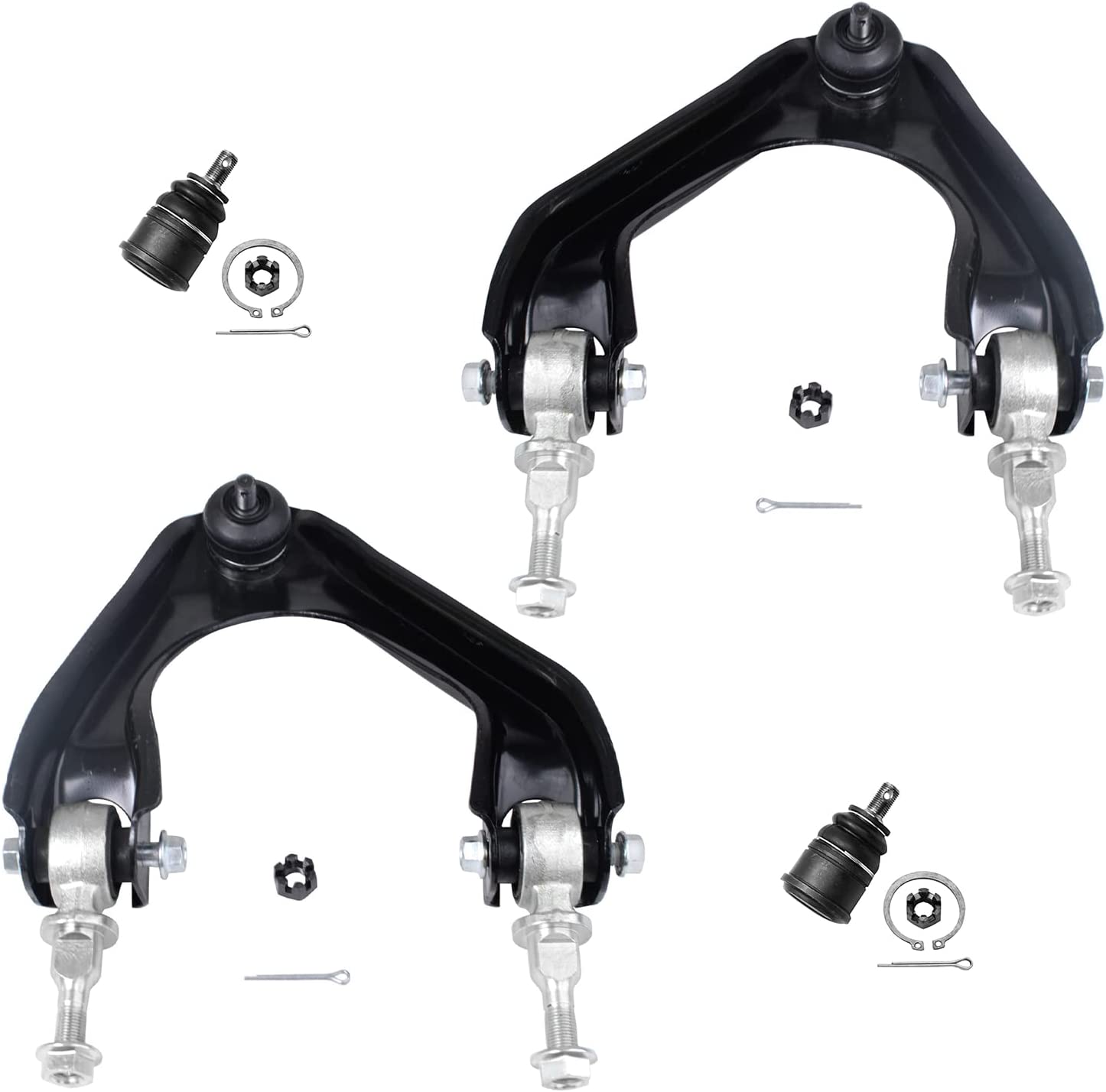 Detroit Axle - Front Upper Control Arms Tie Rods Kit for 1990-1993 Honda Accord — image 4